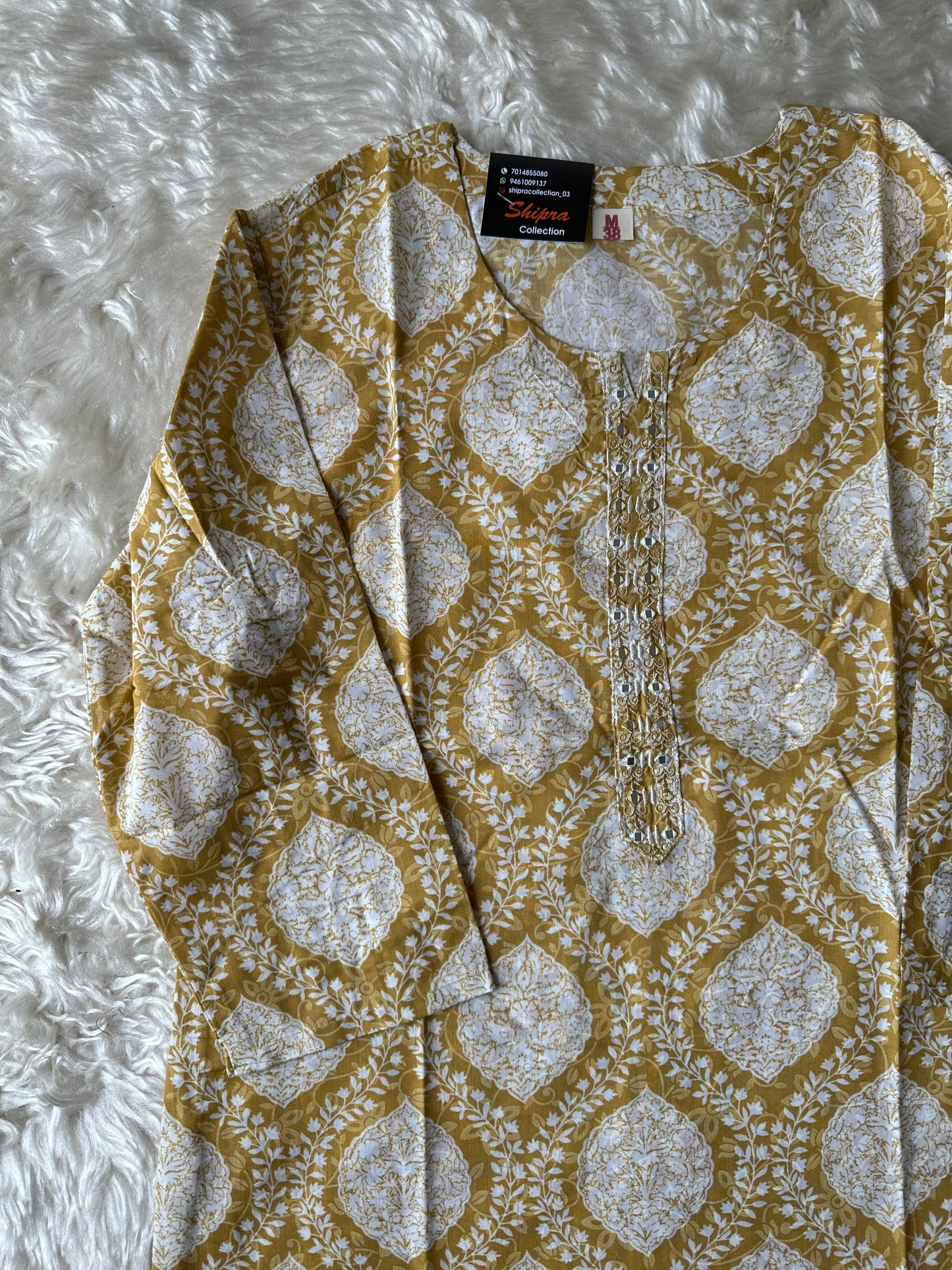 Pure Cotton Short Kurti