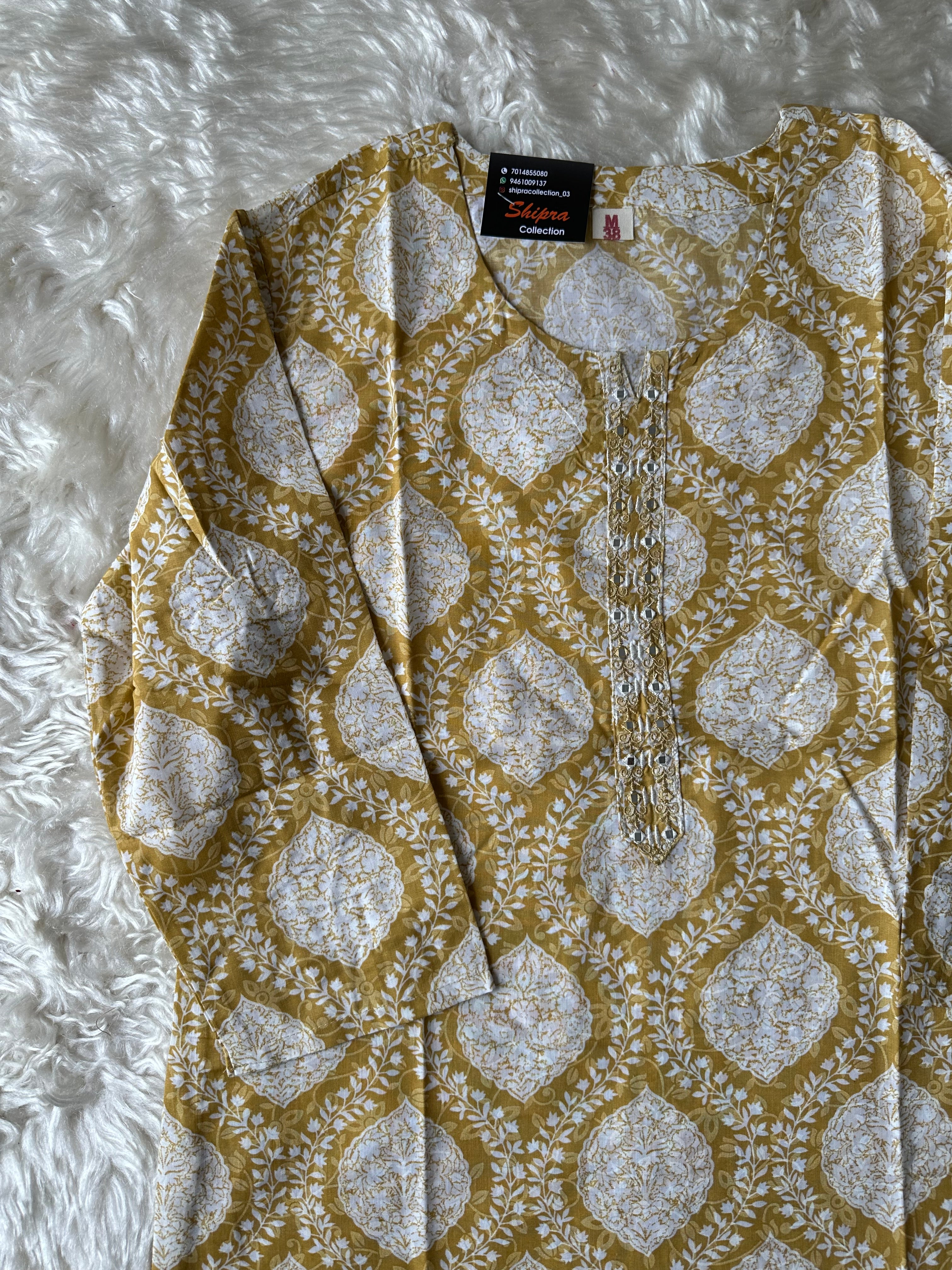 Pure Cotton Short Kurti