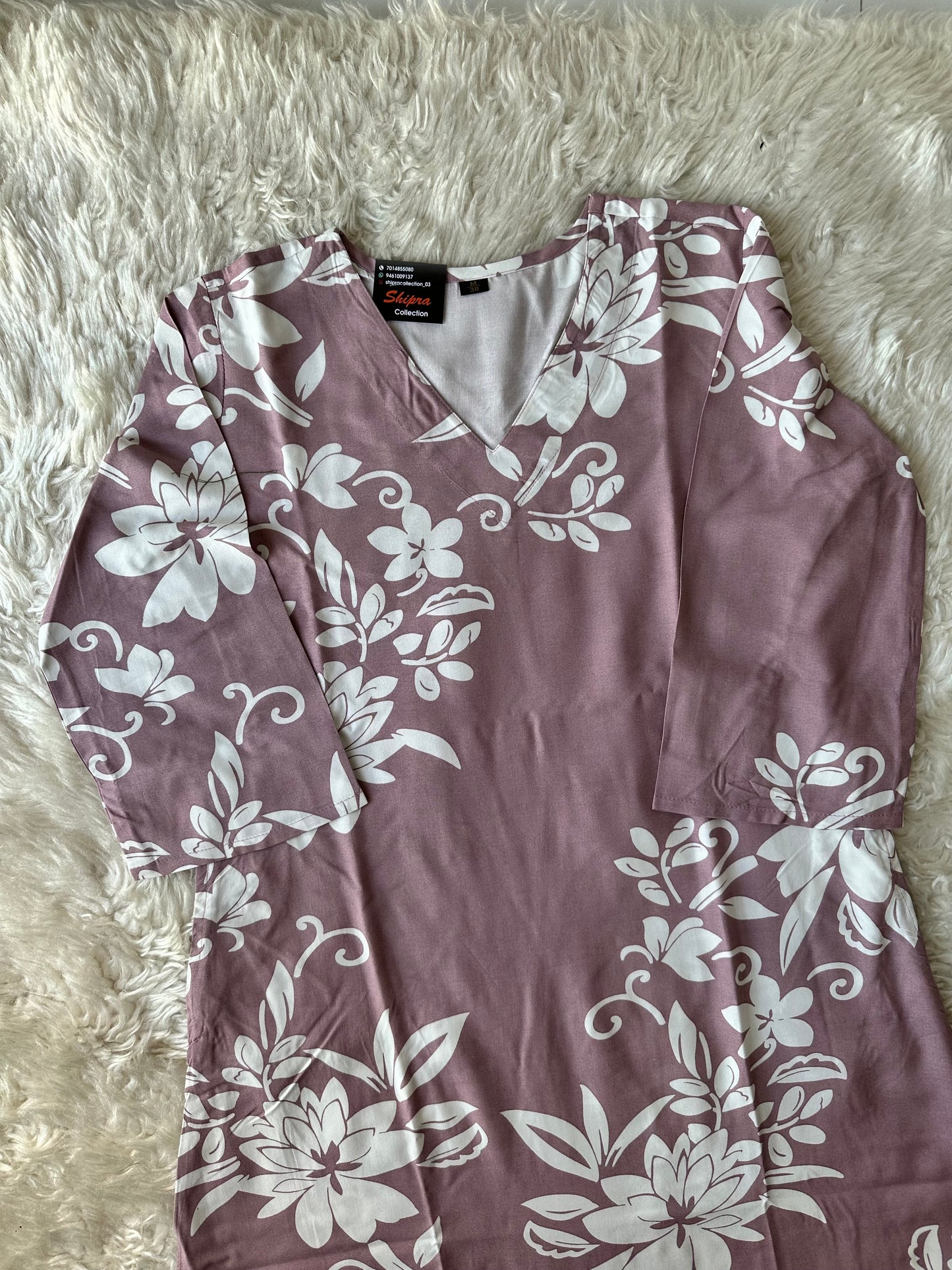 Makhan Fabric feel💕 Kurti Plazo Set