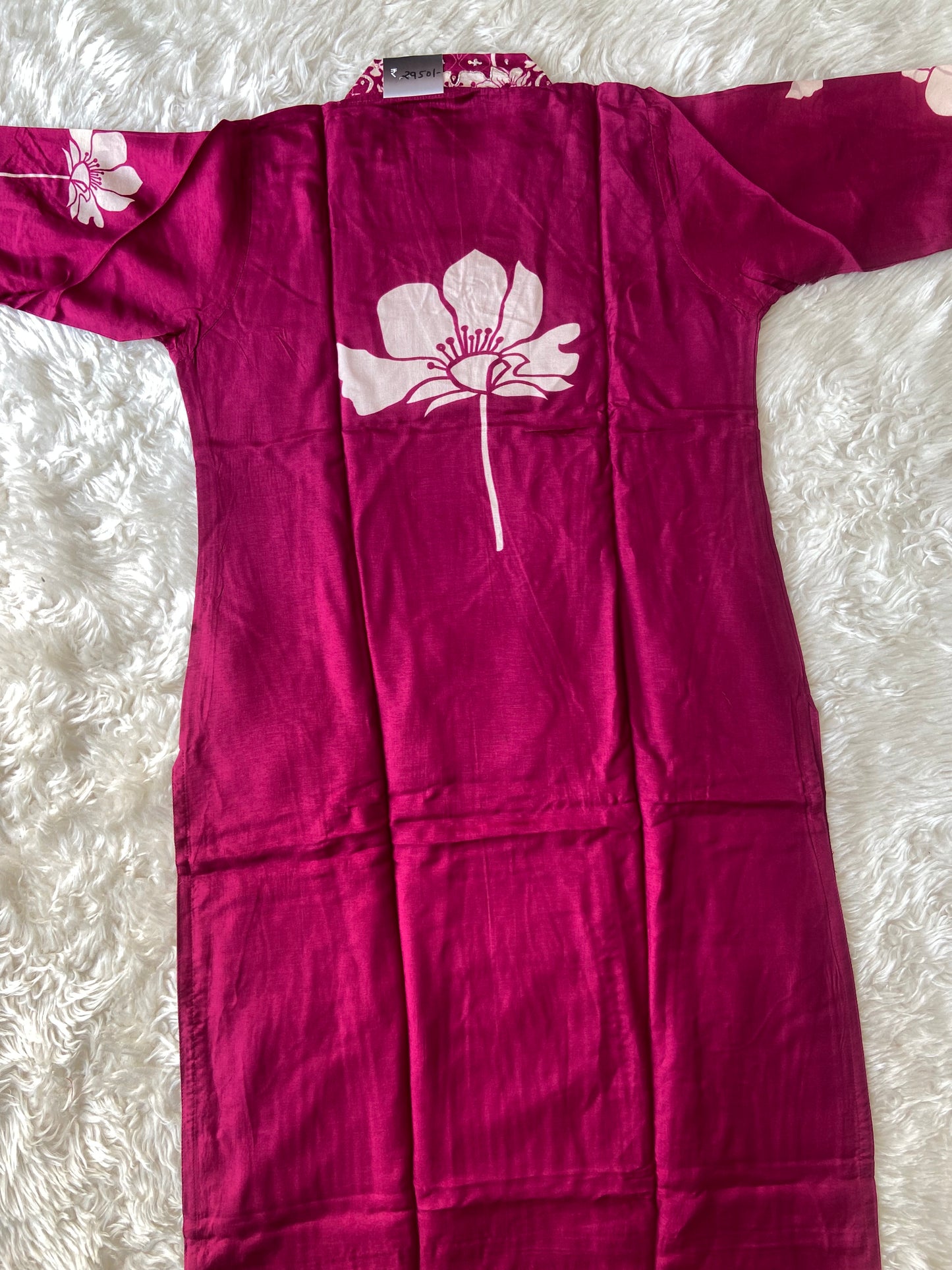 Russian Silk Kurti Pant Dupatta Set