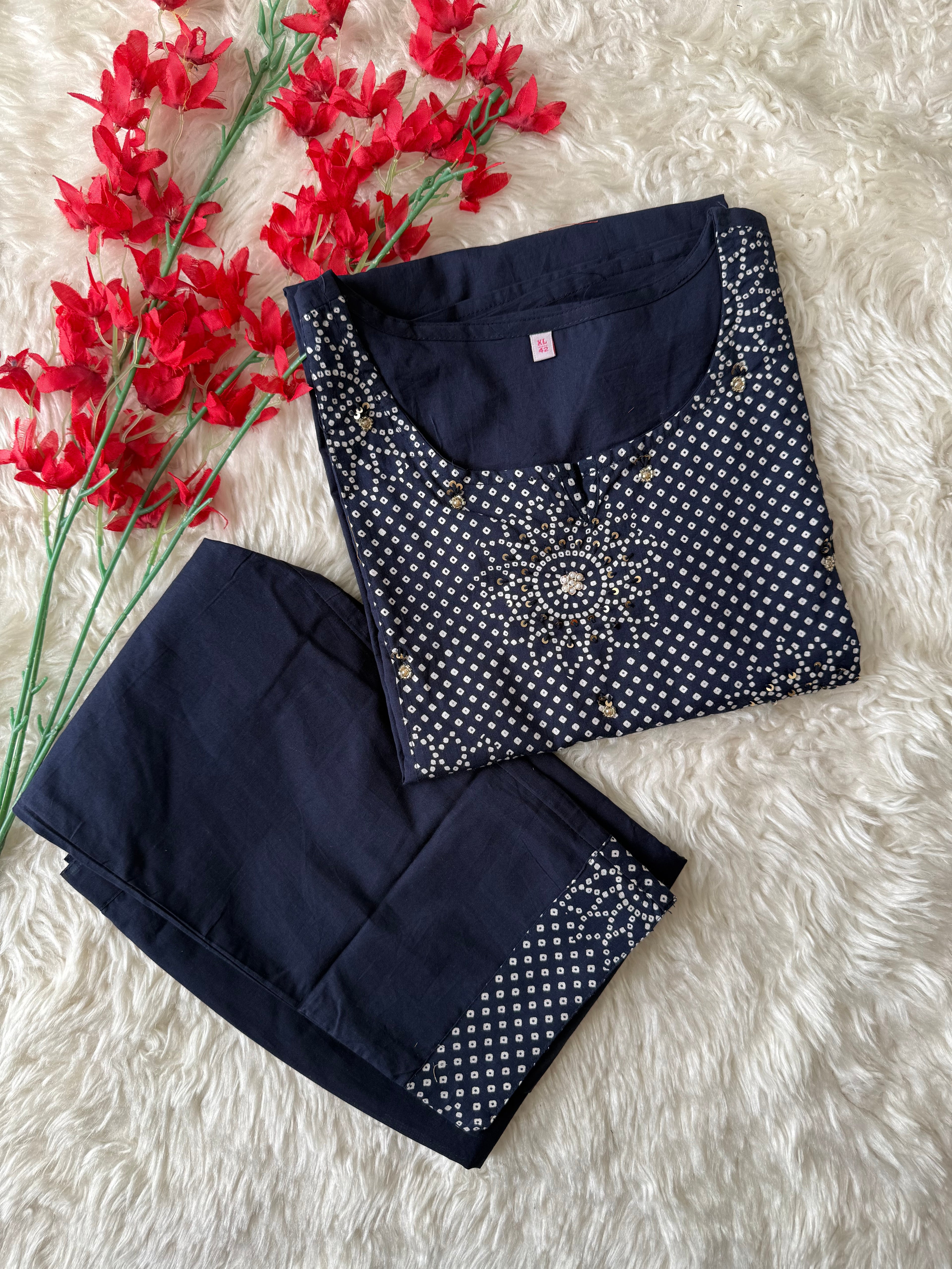 Premium Cotton Kurti Pant Set