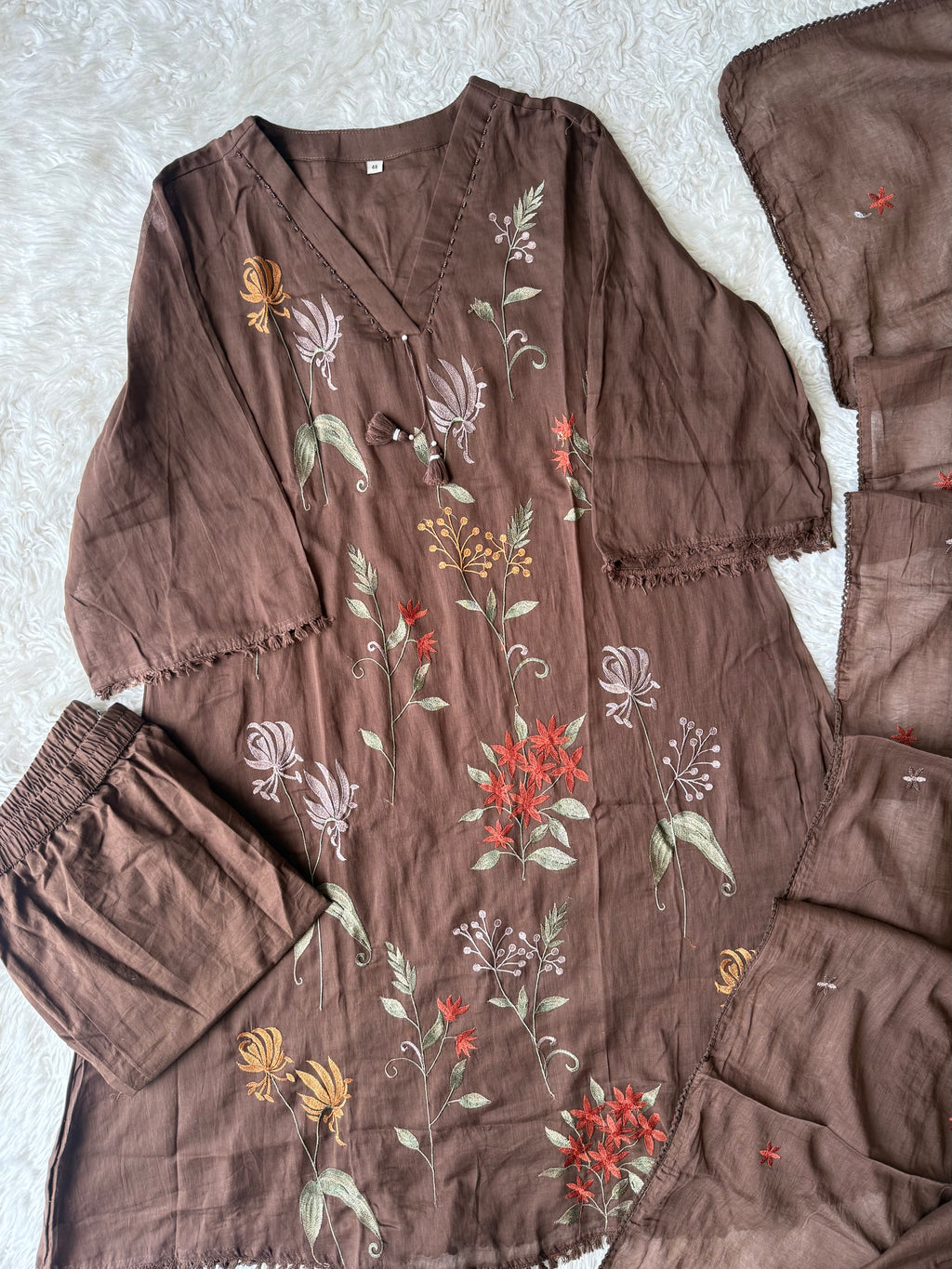 Premium Mul Cotton Thread Work Collection