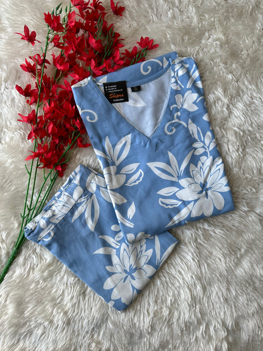 Makhan Fabric feel💕 Kurti Plazo Set