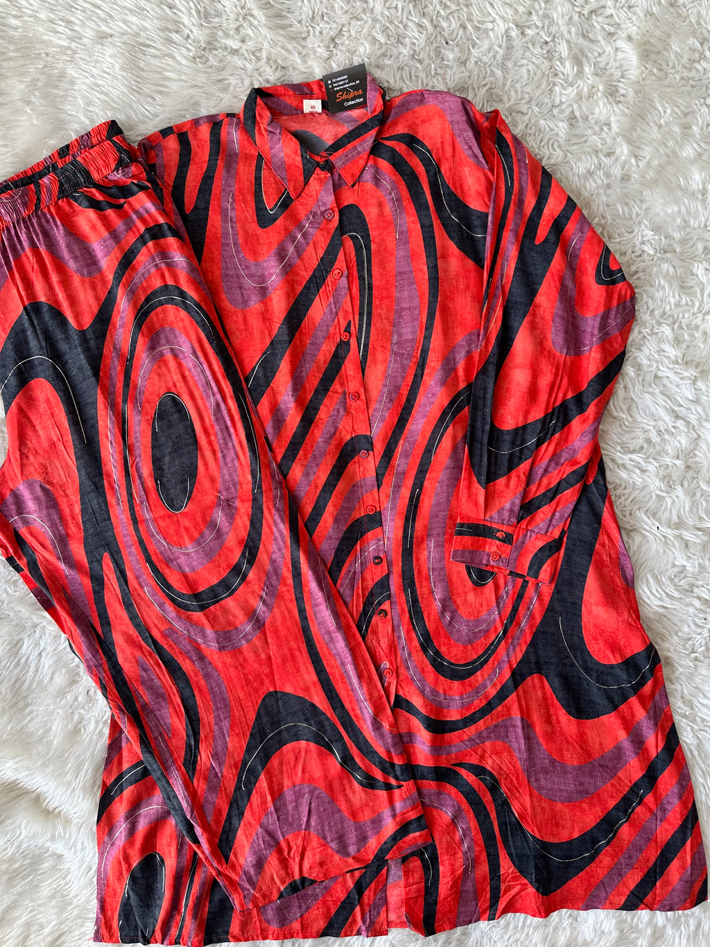 Pure Muslin Silk Co-ord Set