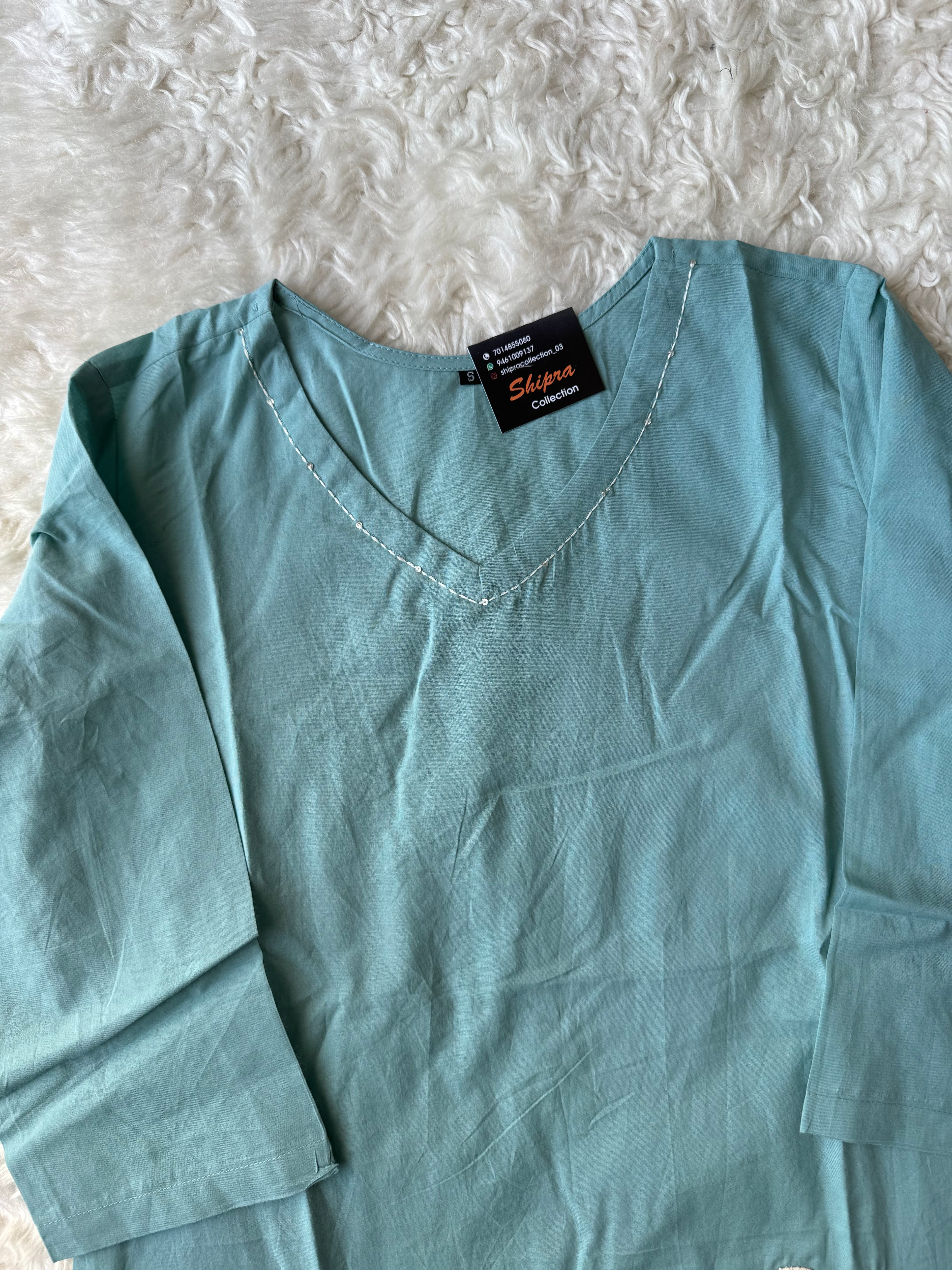 Breathable Cotton Patch Work Co-ord Set