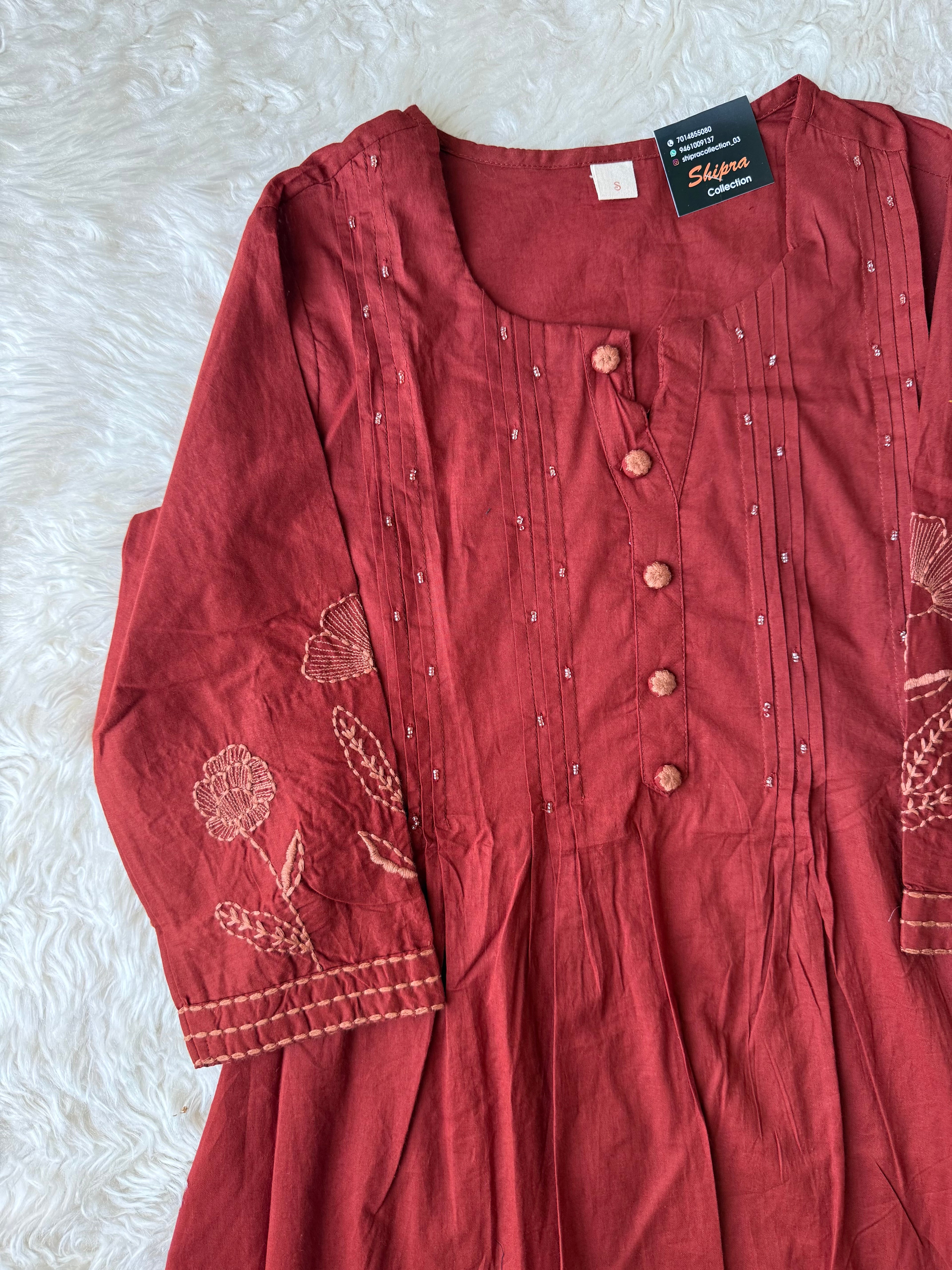 Premium Cotton Thread Work Collection