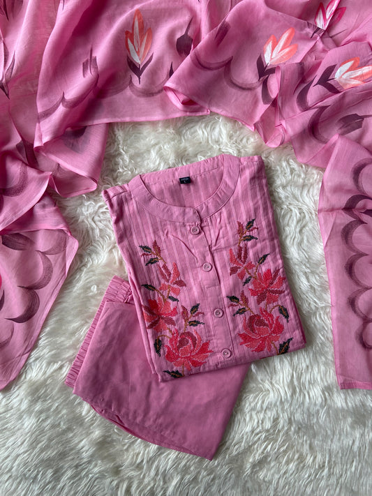 Premium Cotton Thread Work Collection