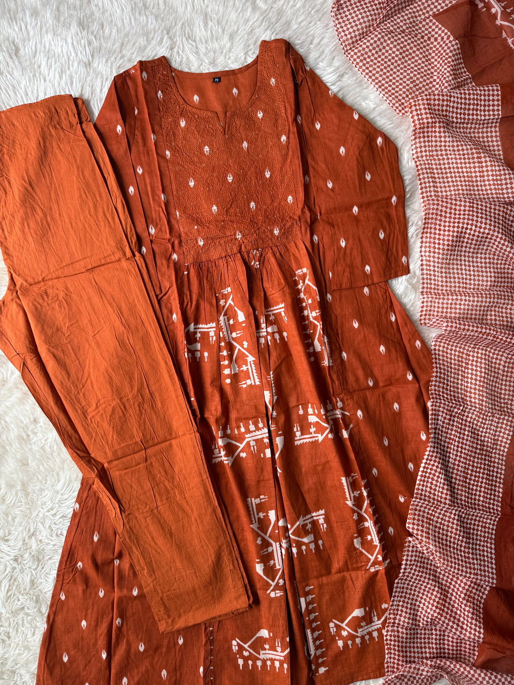 Budget Friendly Cotton flare Set