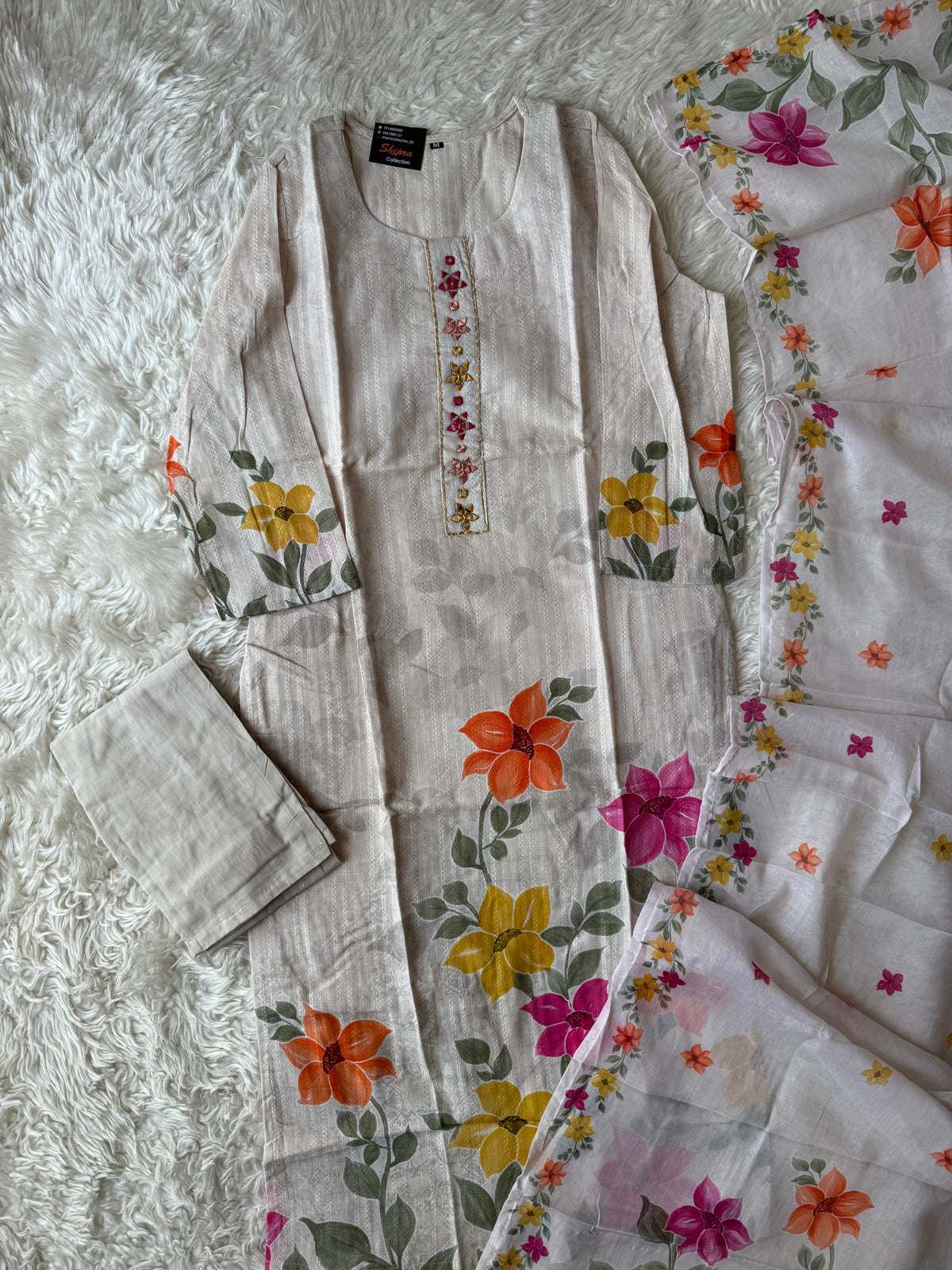 Premium Mul Cotton Thread Work Collection