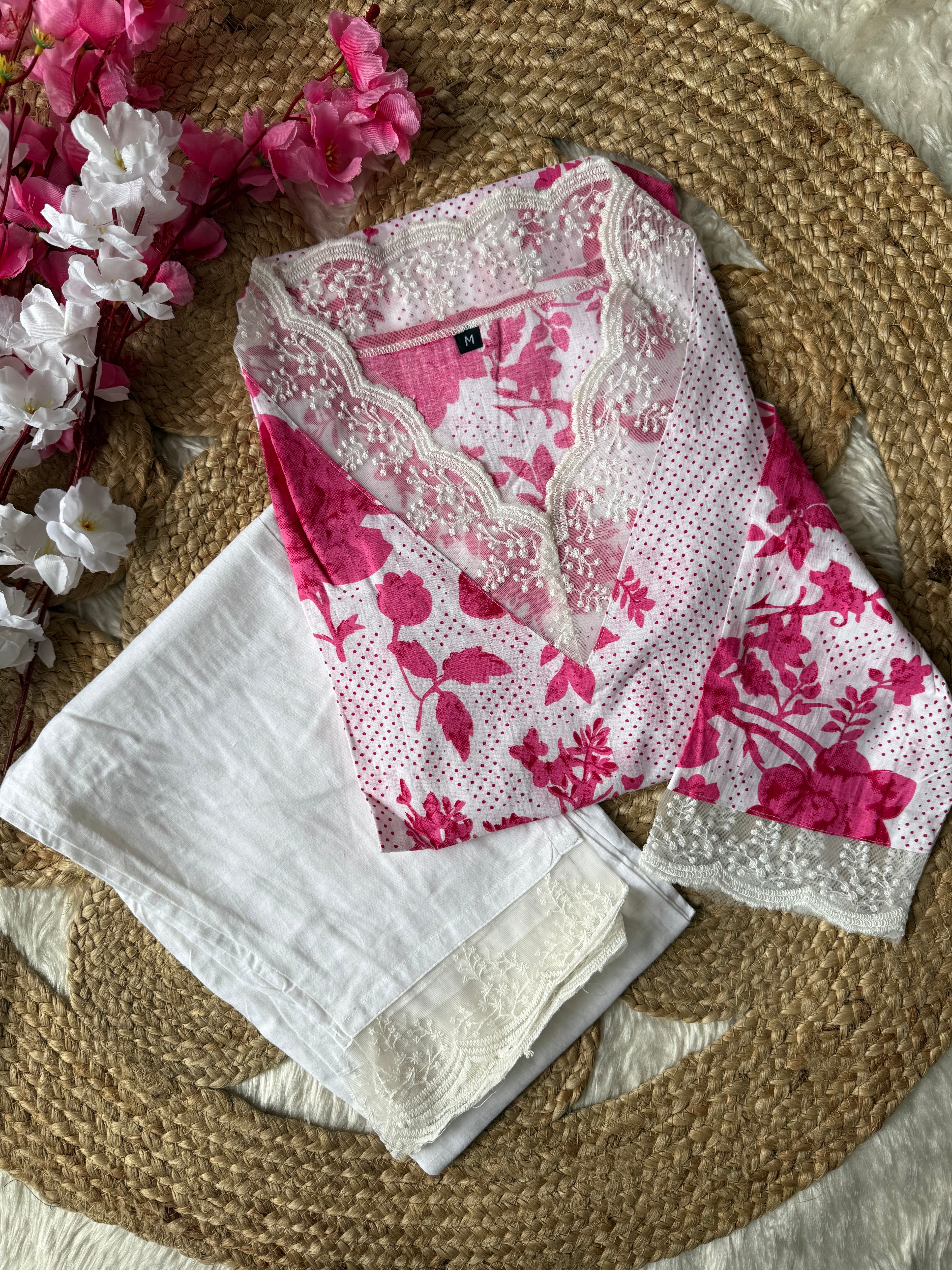 Cotton Kurti Pant Set
