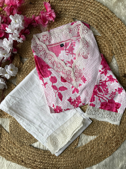 Cotton Kurti Pant Set