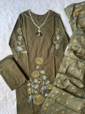 Pure Cotton Kurti Pant Dupatta Set