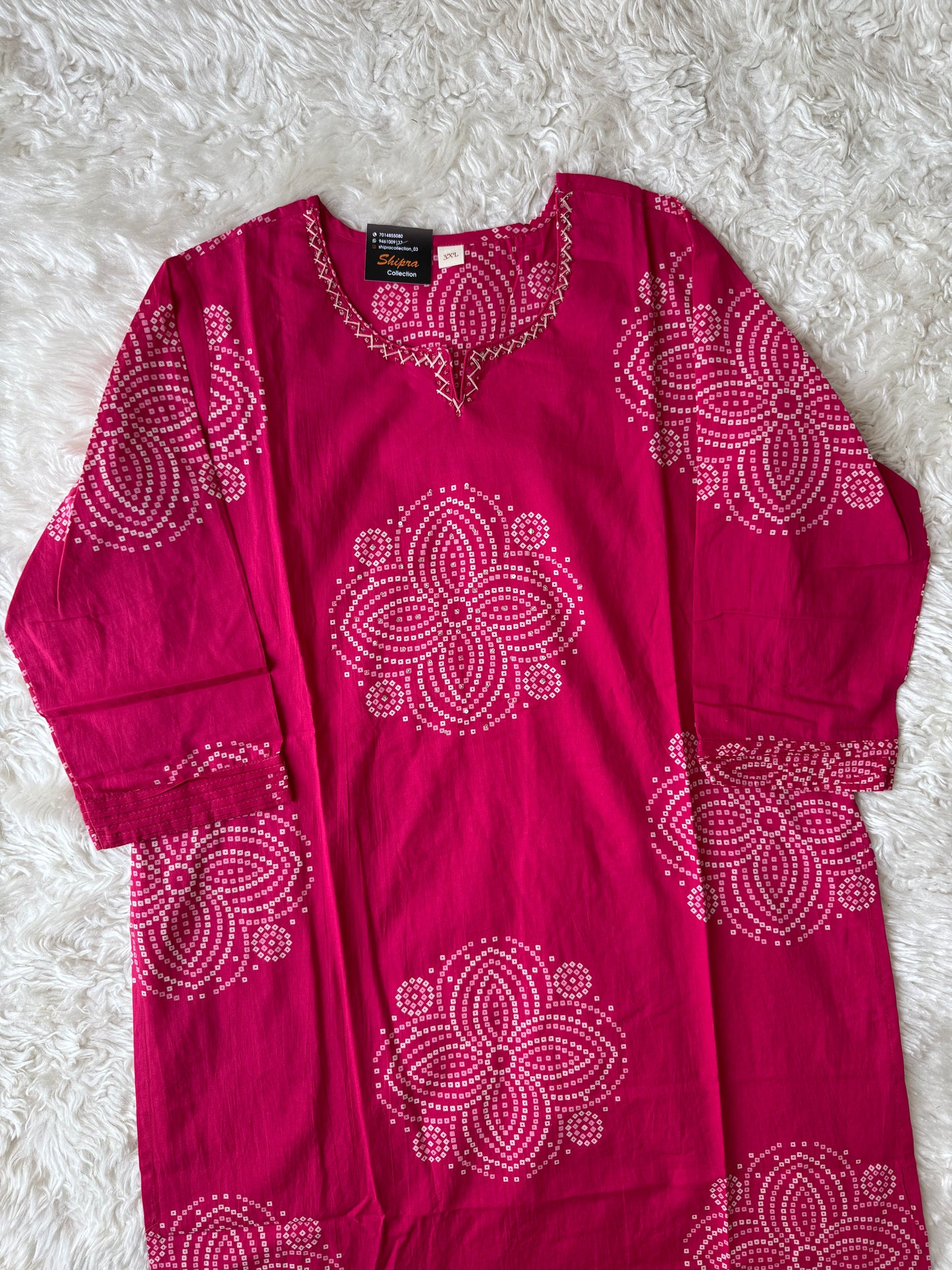 Premium Cotton Kurti Pant Dupatta Set