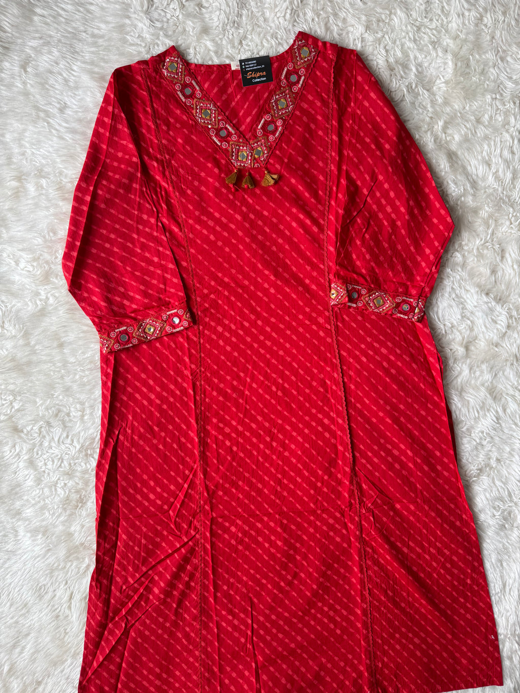 Premium Cotton Lehariya Set