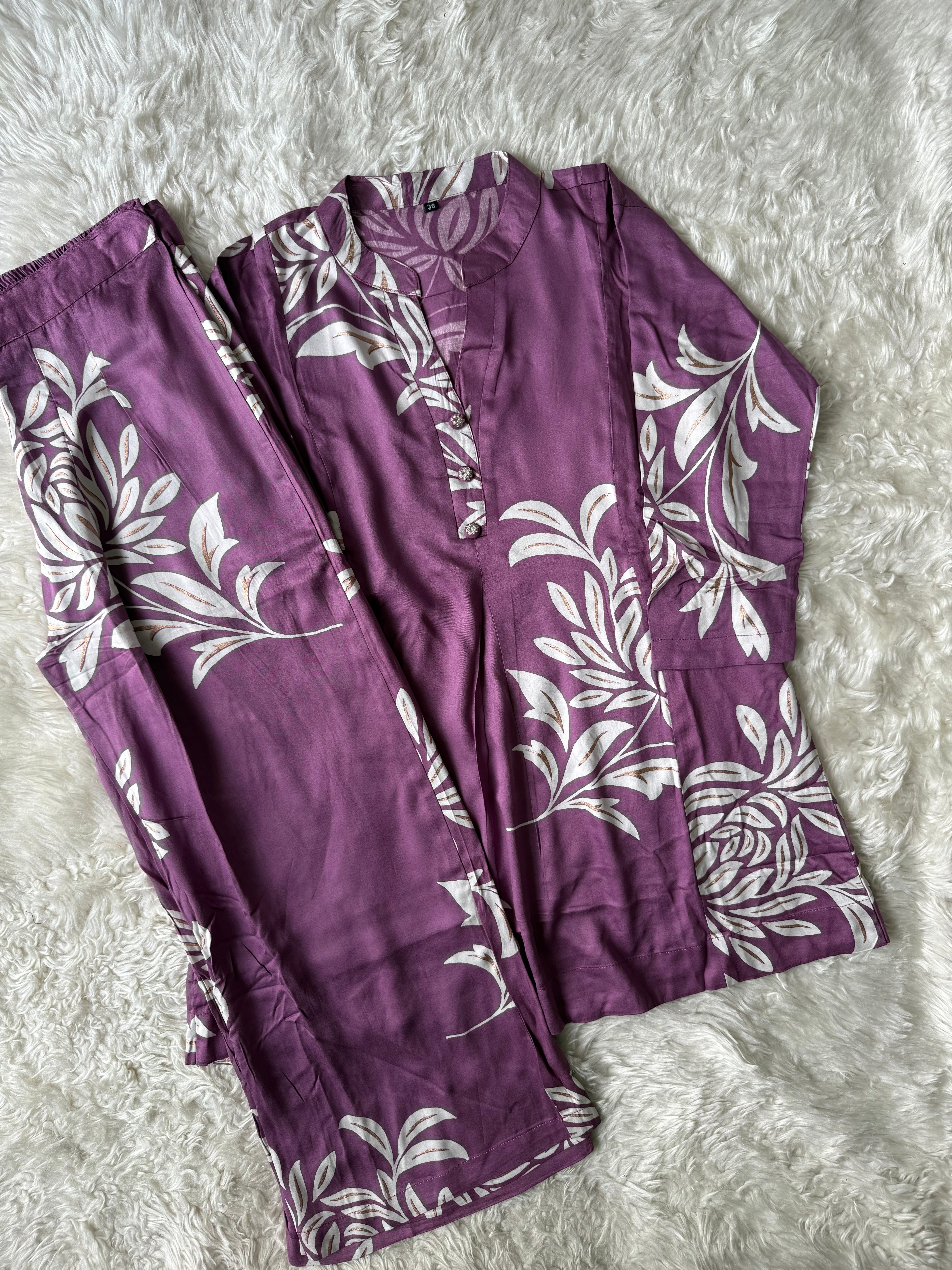 Satin Silk co-ord Set
