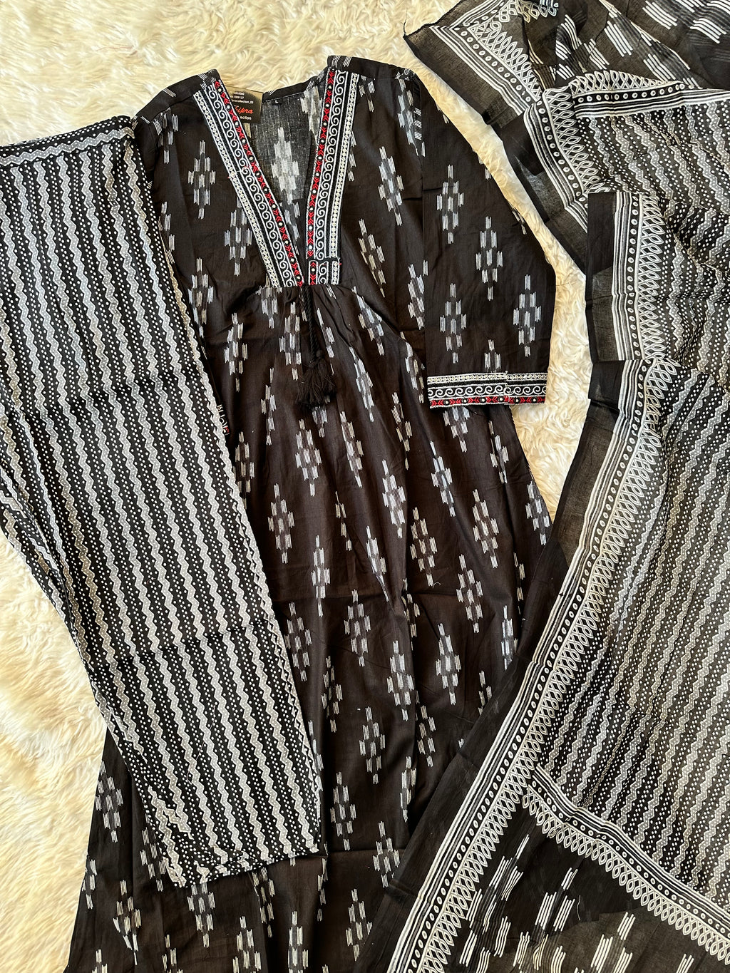 Budget Friendly FLARE Kurti Pant Dupatta Set