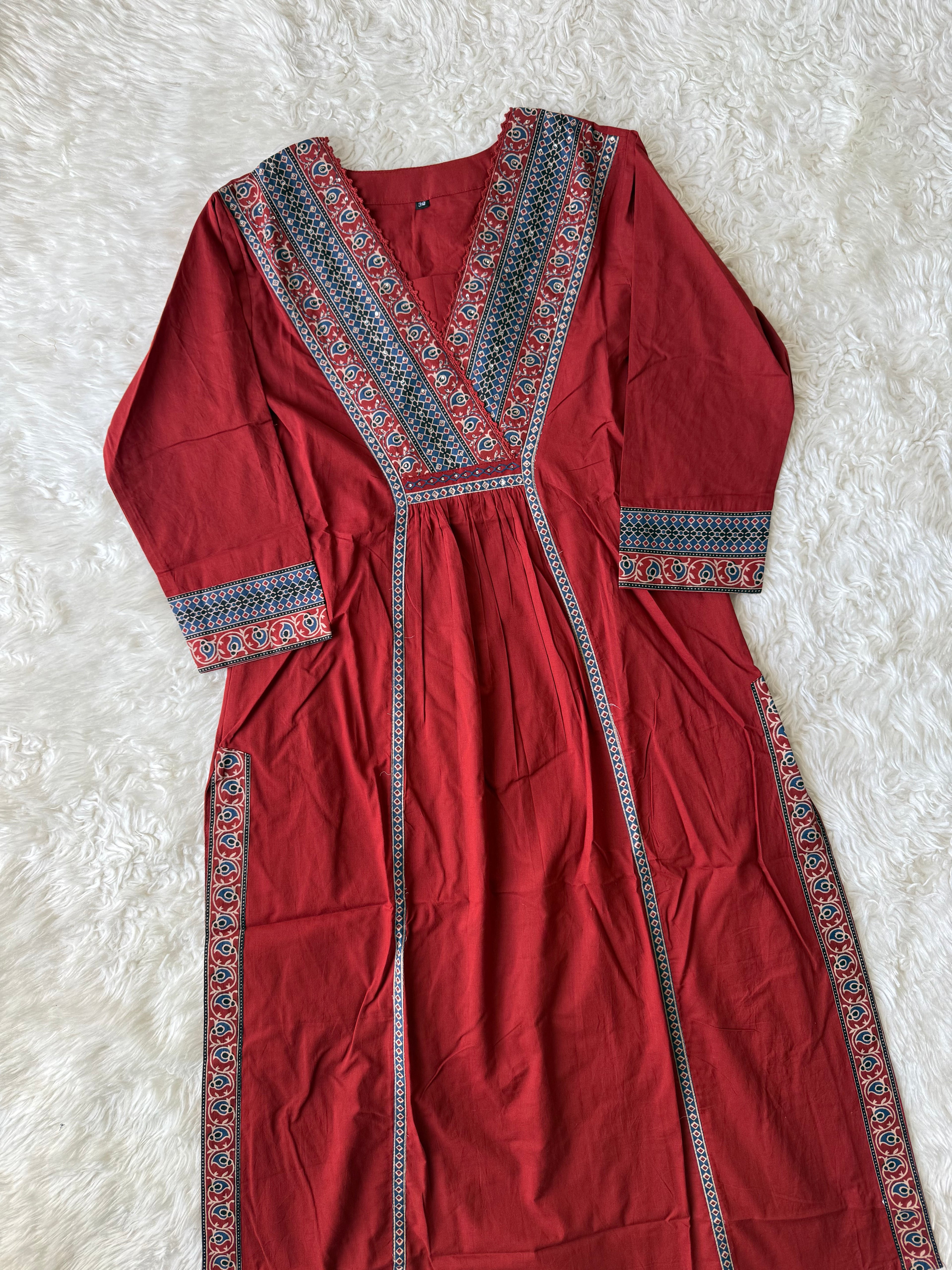 Premium Cotton Kurti Pant Dupatta Set