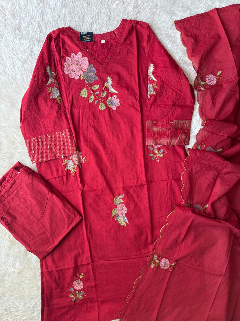 Premium Mul Cotton Thread Work Collection