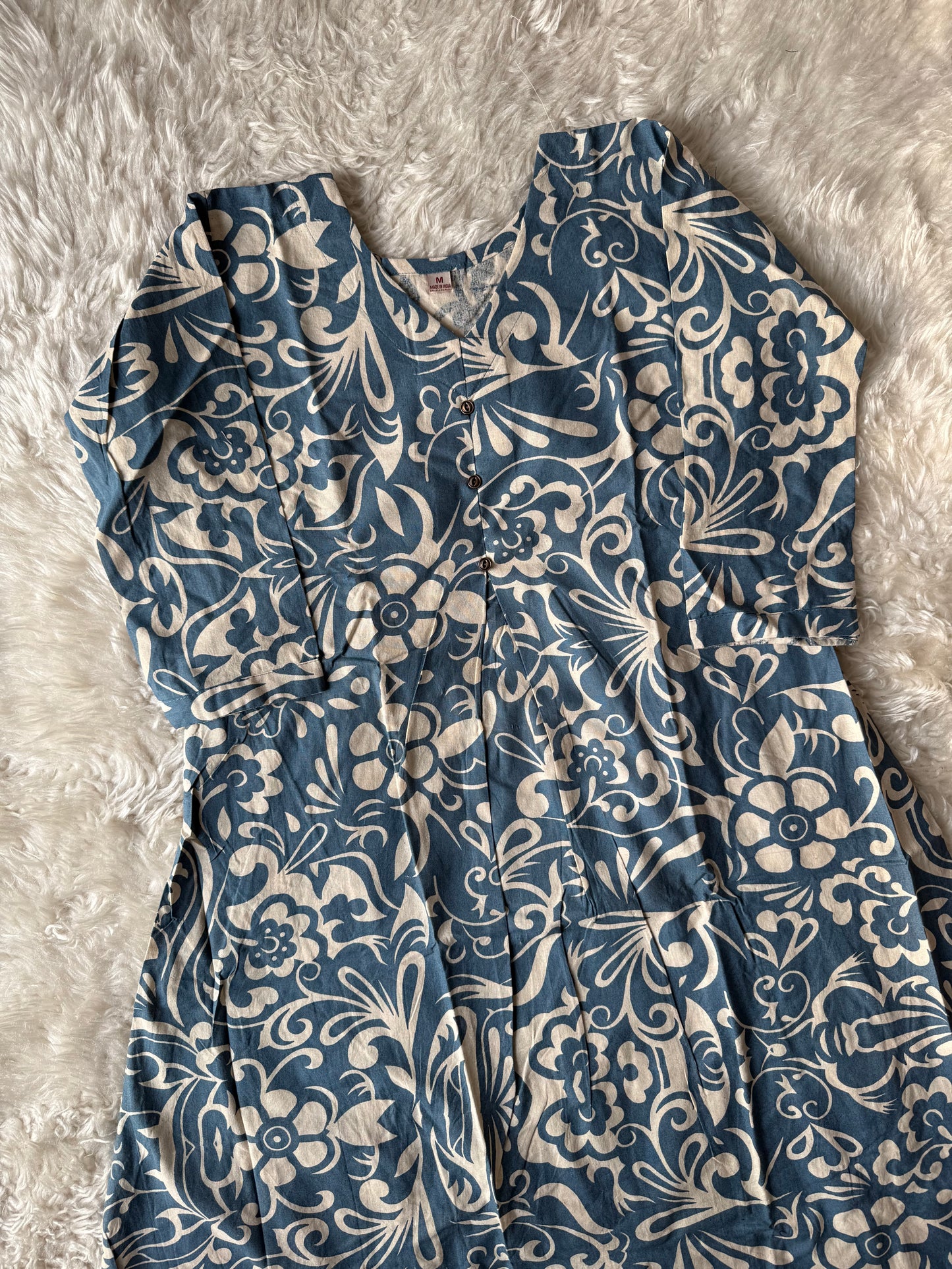 Khadi Cotton Kurti Pant Set