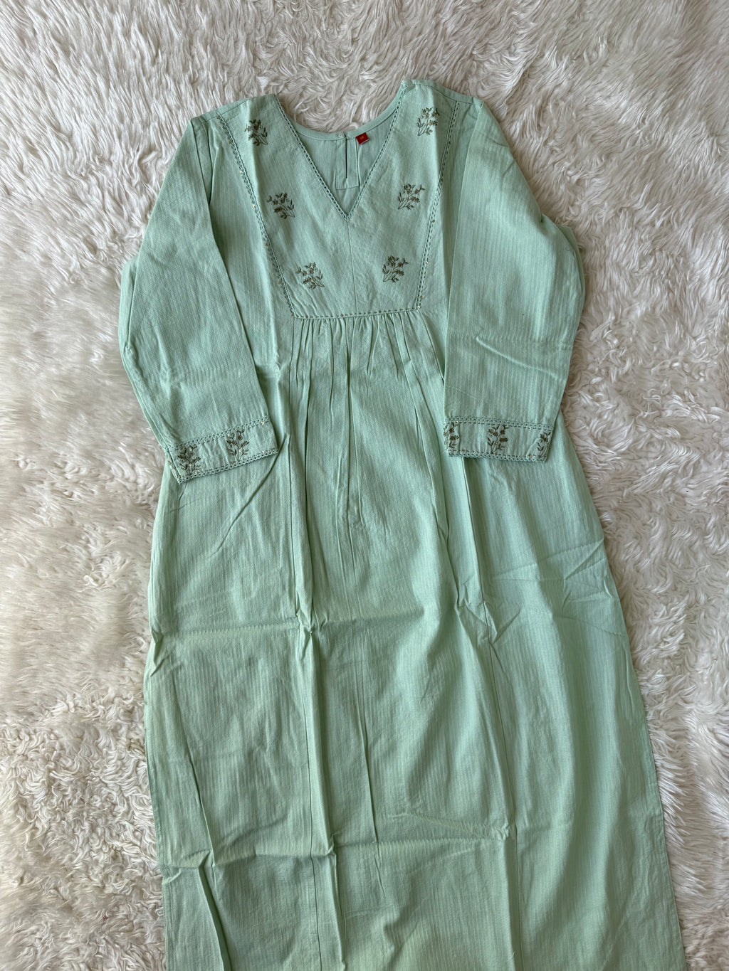 Premium Khadi Cotton Kurti Pant Set