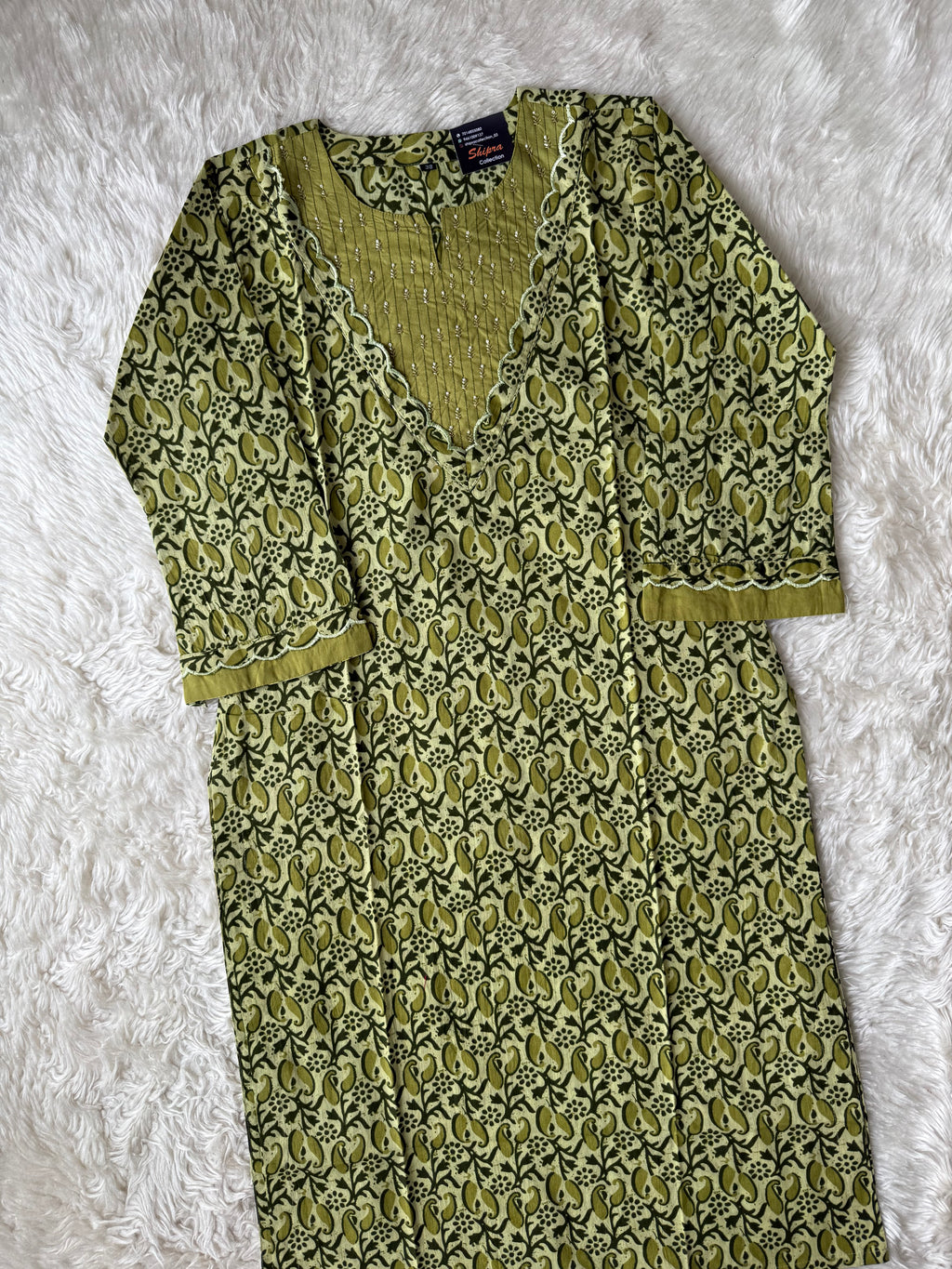 Premium Cotton Kurti Pant Dupatta Set