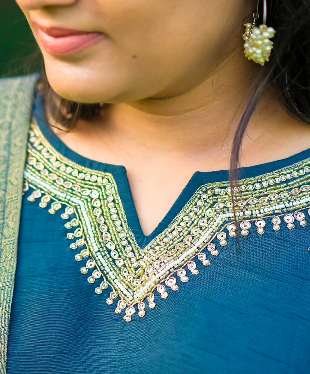 Pure Silk Kurti Pant Dupatta Set