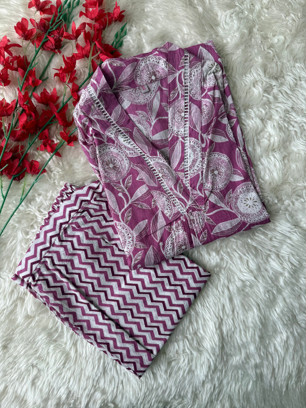 Premium Cotton Kurti Pant Set