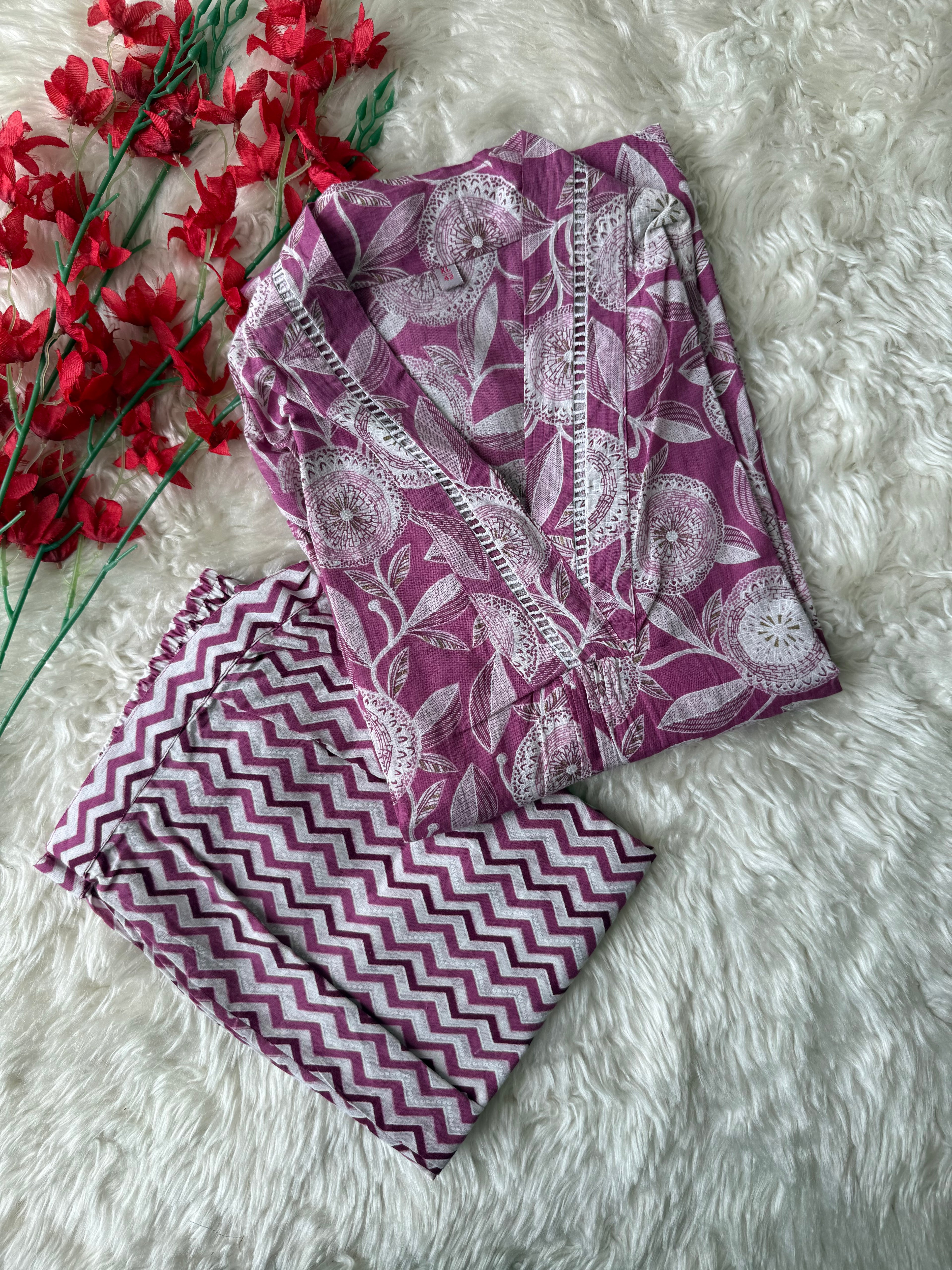 Premium Cotton Kurti Pant Set