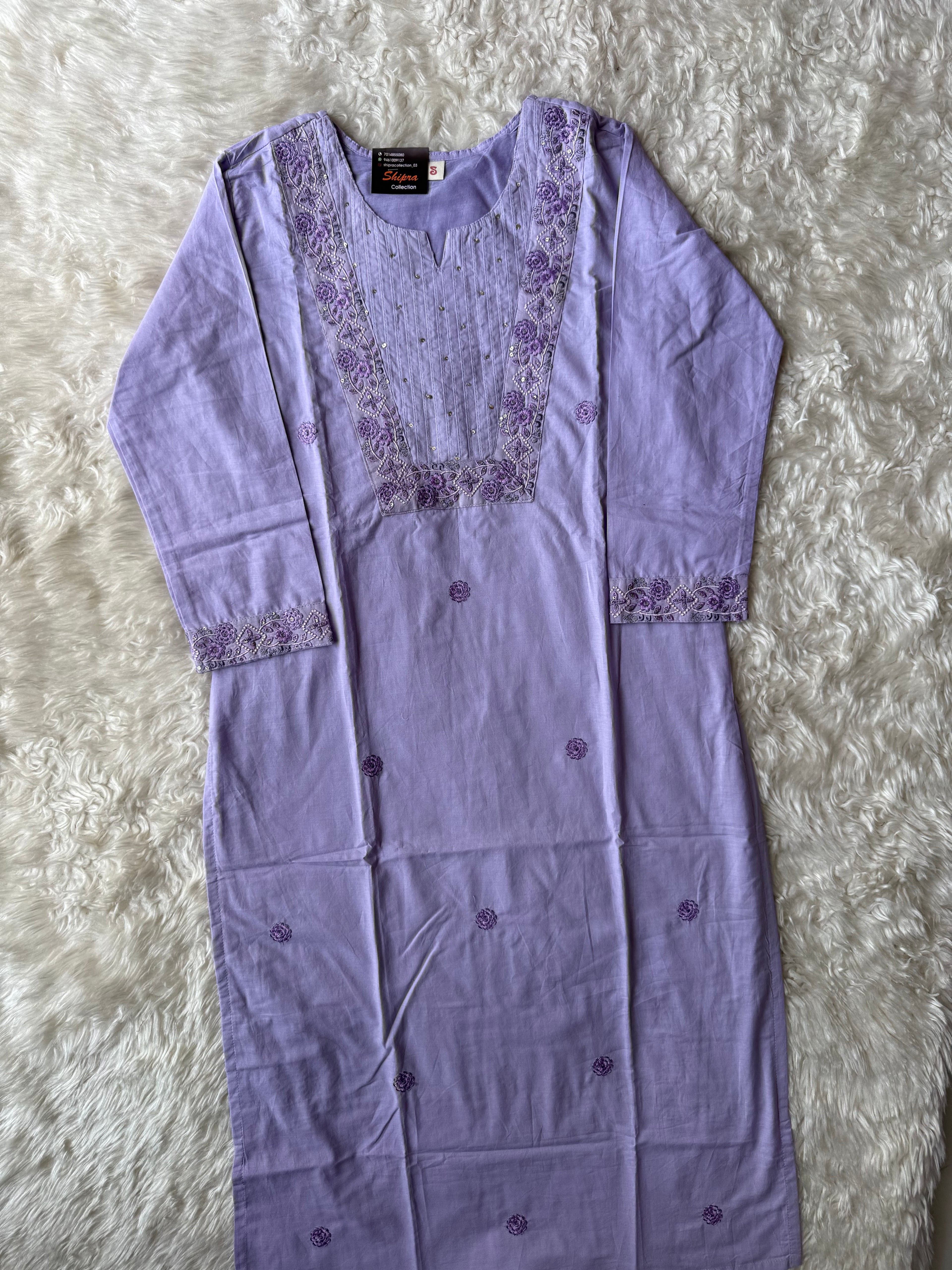 Premium Cotton Kurti Pant Dupatta Set