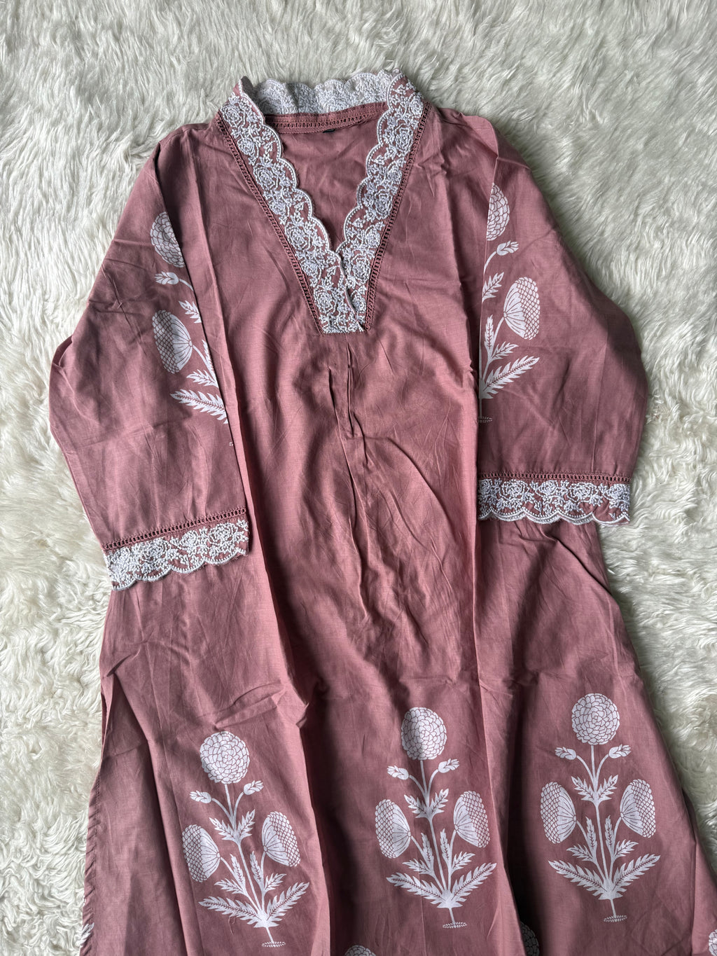 Cotton Kurti Pant Set
