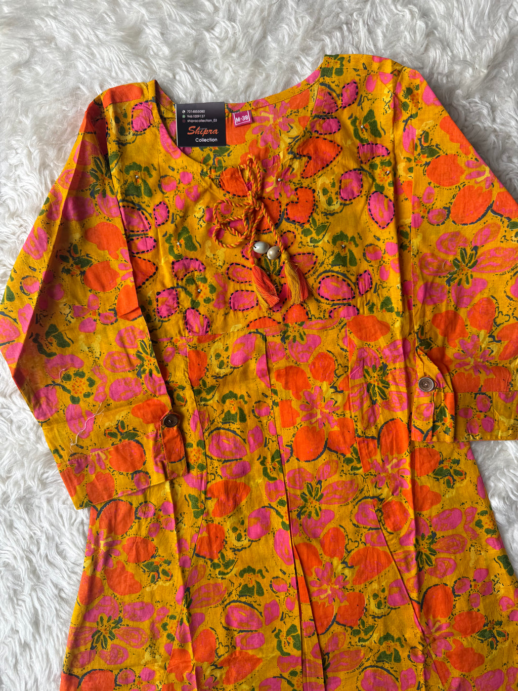 Breathable Cotton Patch Work Co-ord Set
