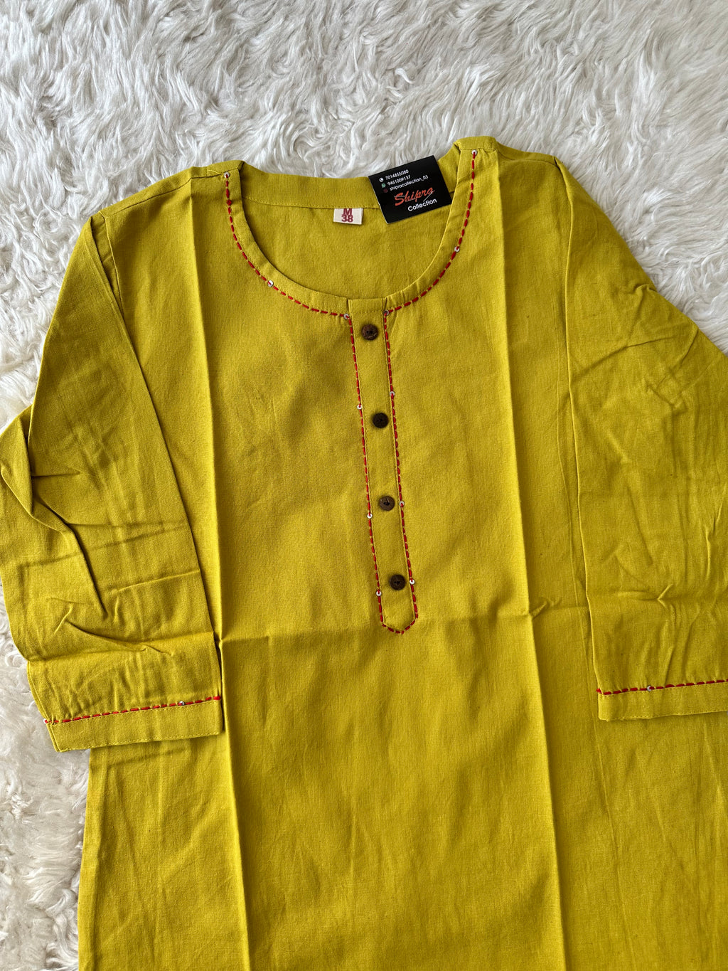 Khadi Cotton Short Kurti