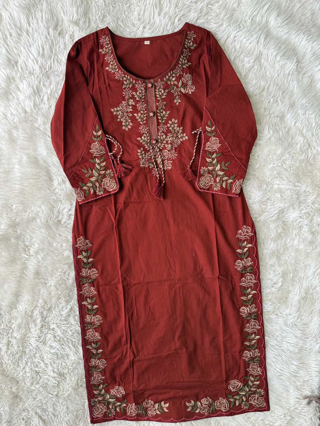 Premium Cotton Kurti Pant Dupatta Set