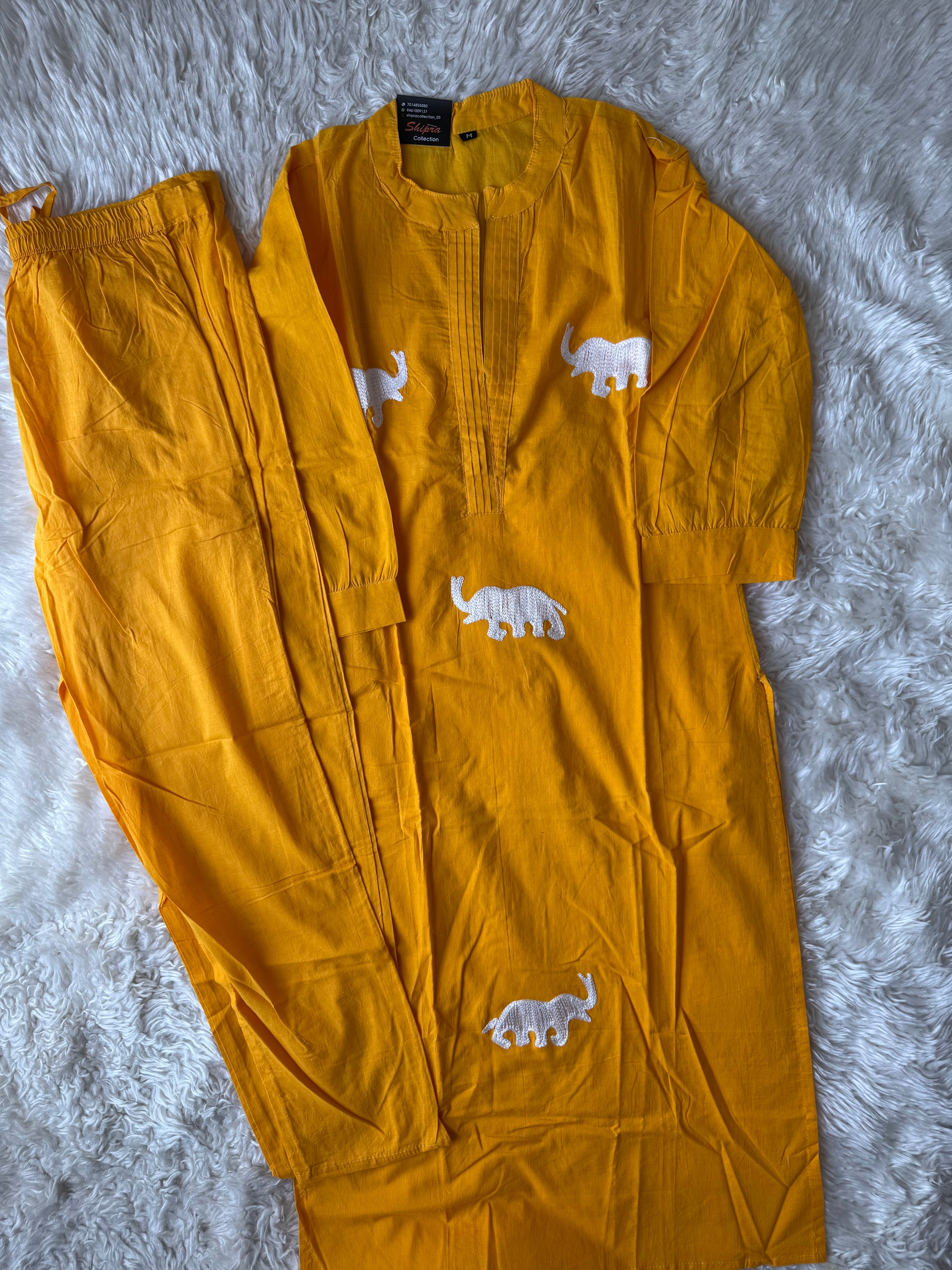 Cotton Kurti Pant Set
