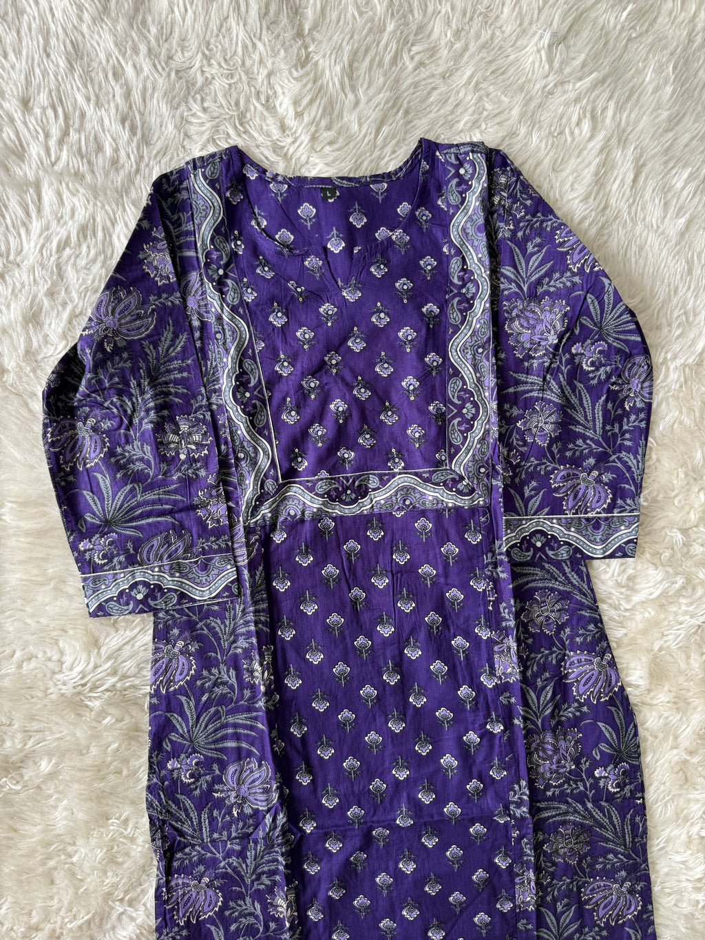 Budget Friendly Kurti Pant Dupatta Set