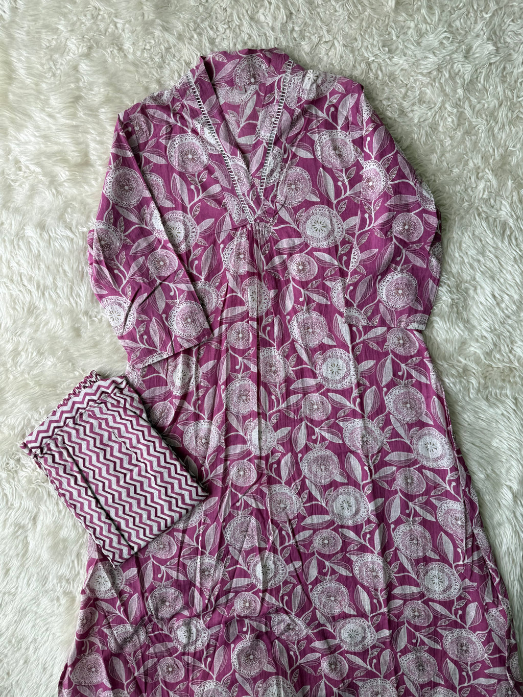 Premium Cotton Kurti Pant Set