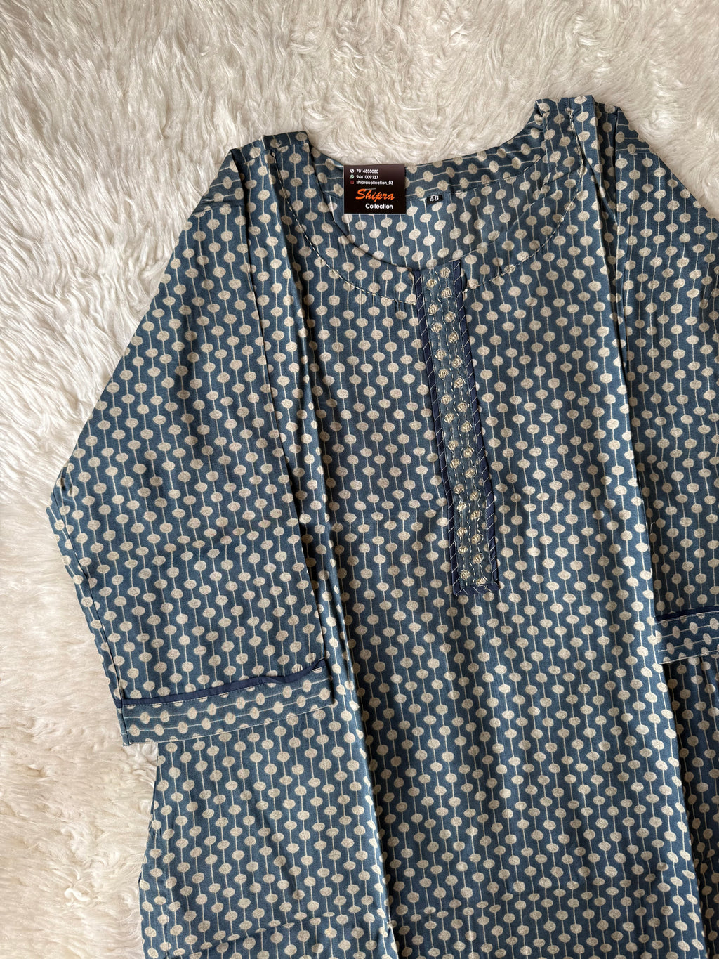 Pure Muslin Silk kurti
