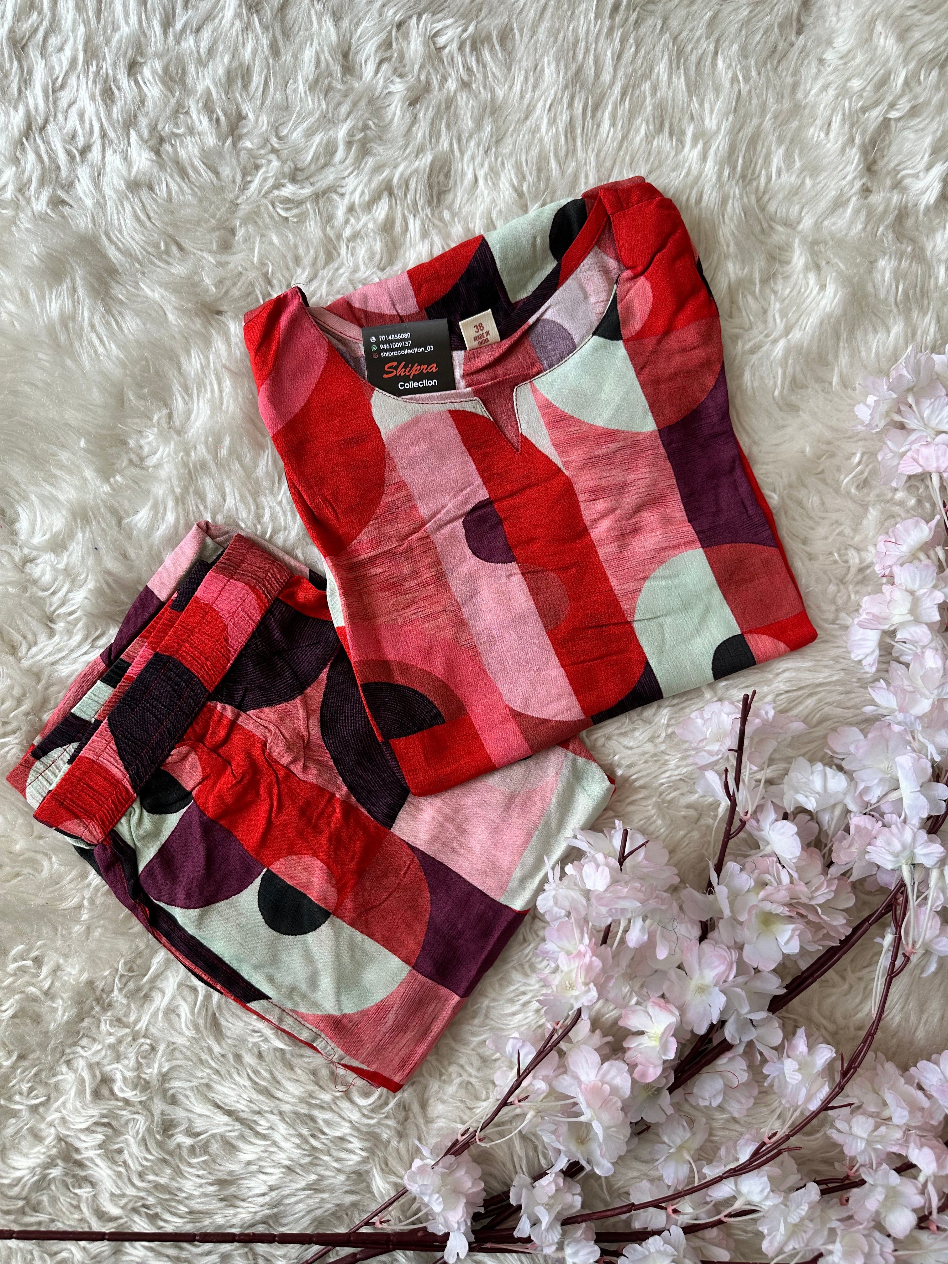 Viscose Fabric Lounge Wear