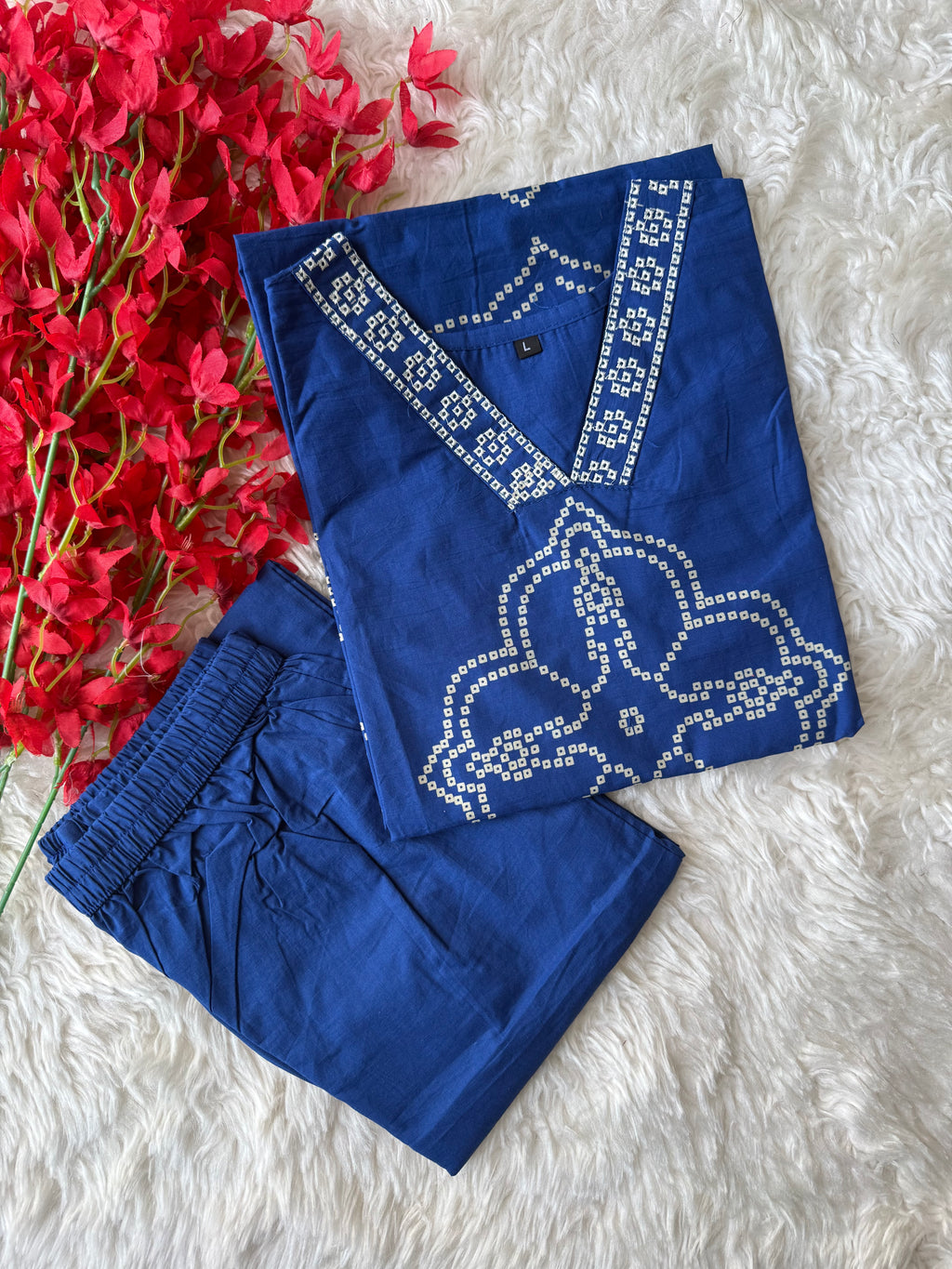 Cotton Kurti Pant Set