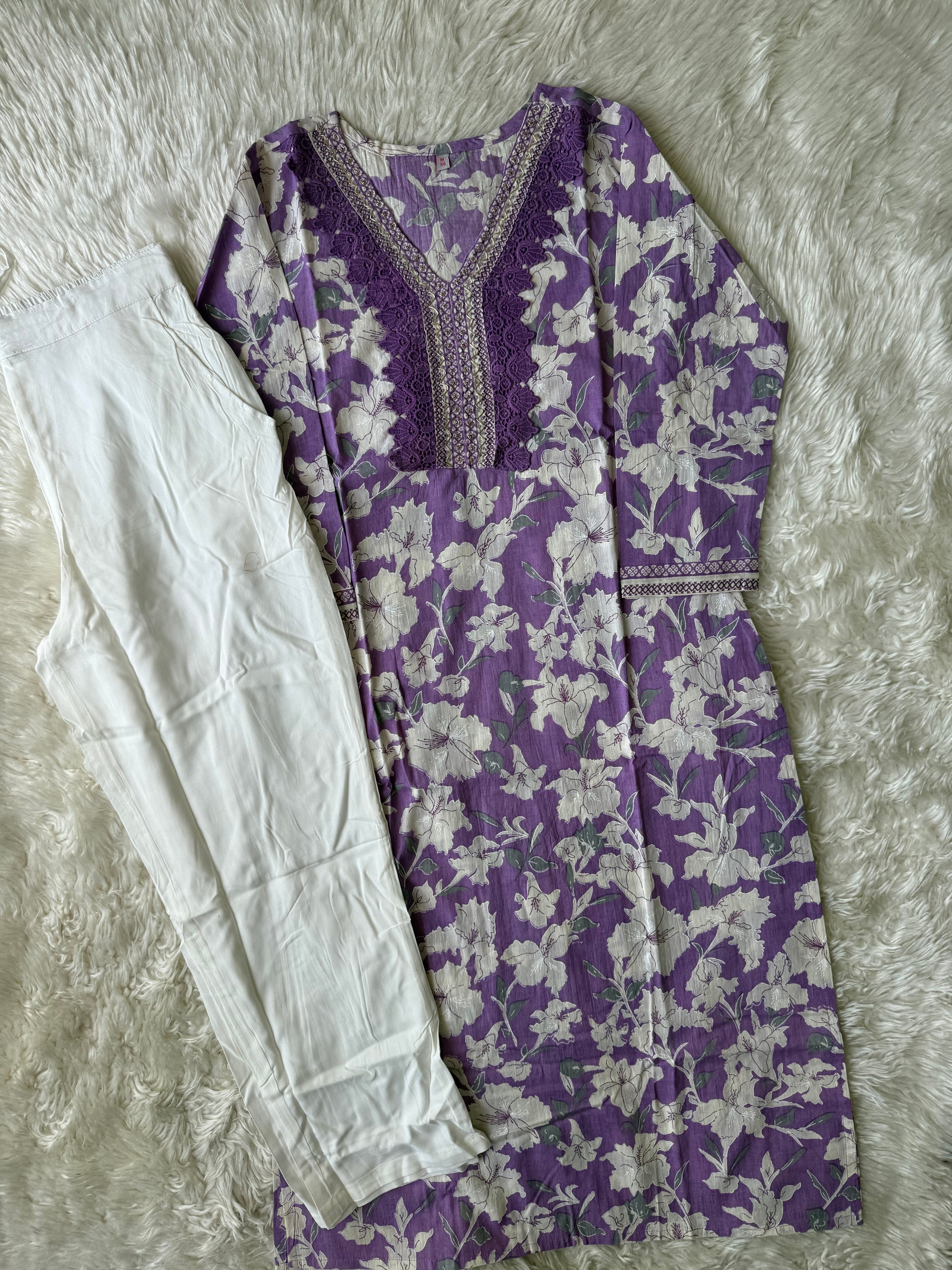 Premium Cotton Kurti Pant Set