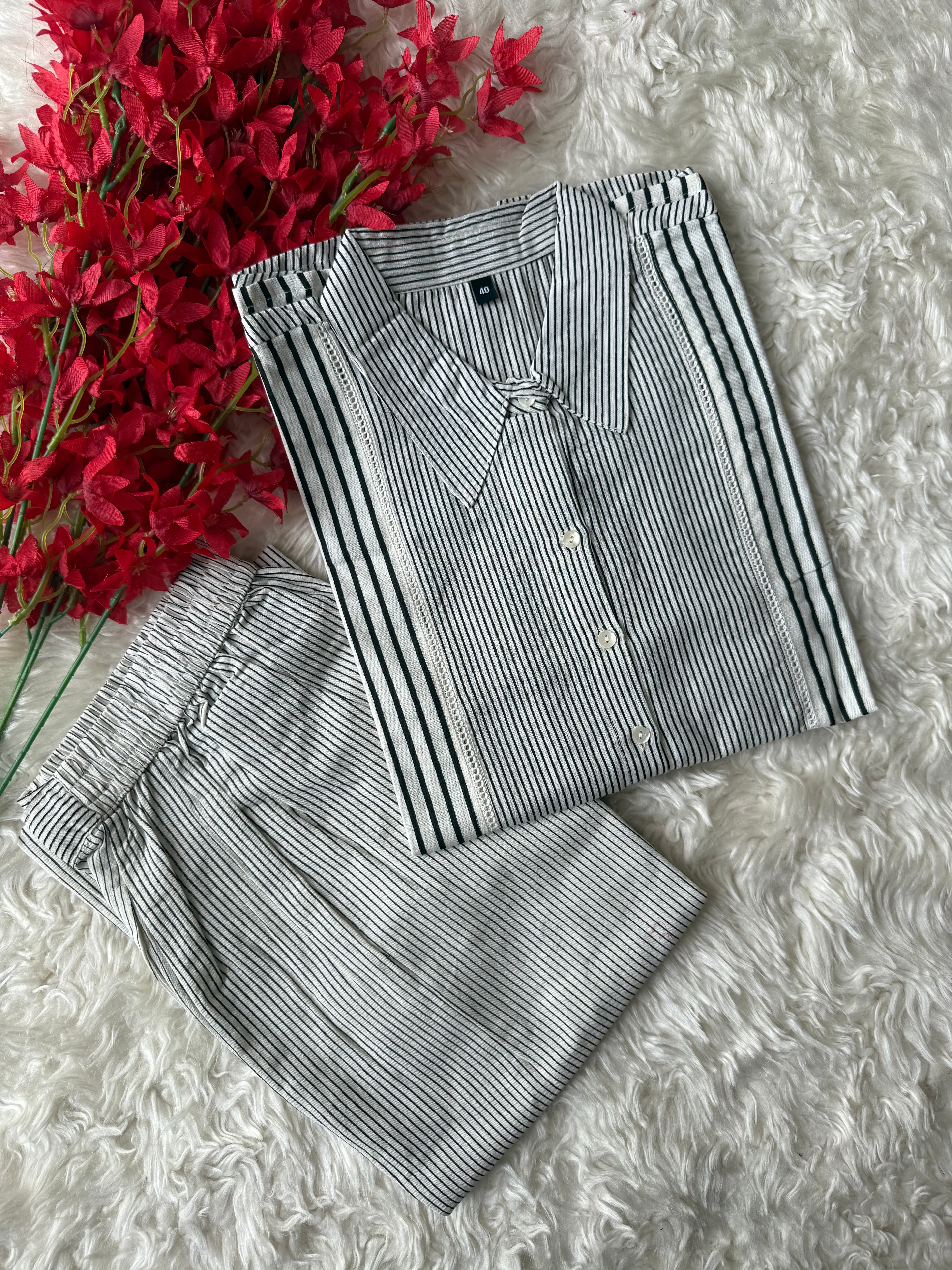Soft Khadi Cotton Co-ord Set