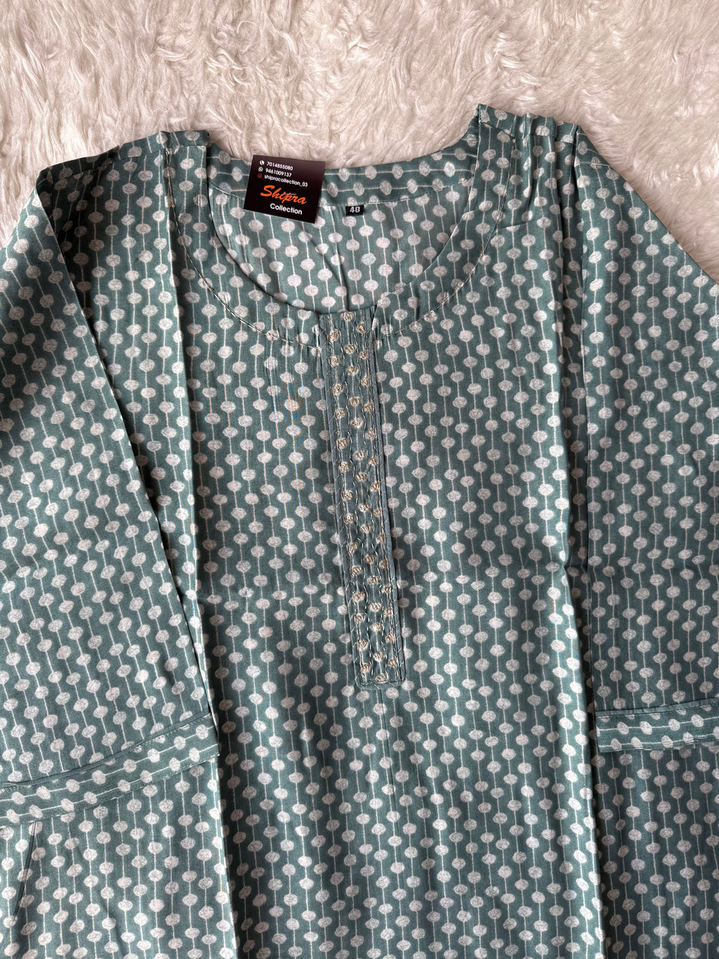 Pure Muslin Silk kurti