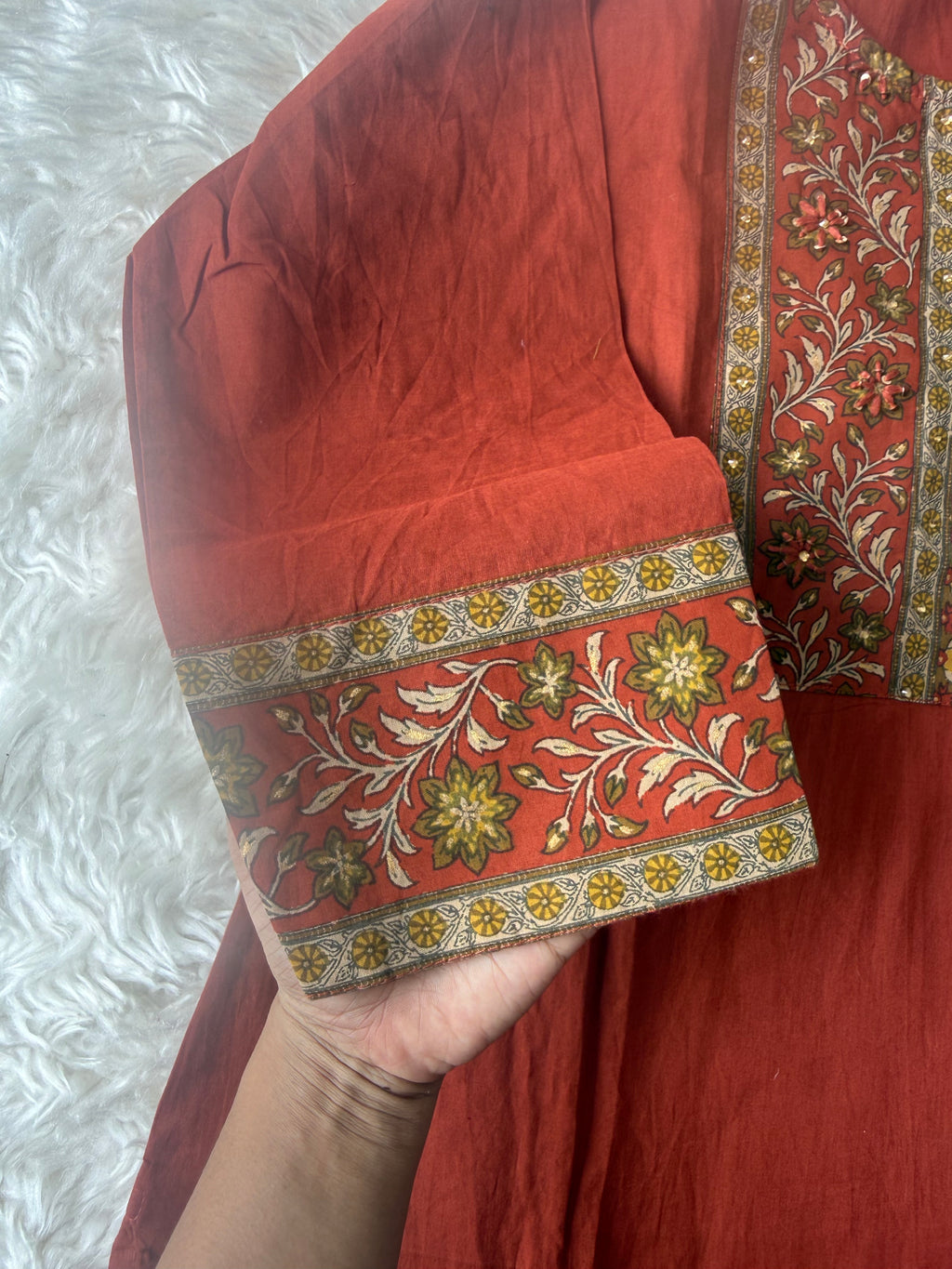 Premium Cotton Kurti Pant Dupatta Set