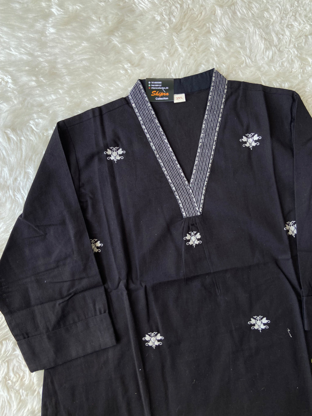 “Plus Size” Khadi Cotton Short Kurti