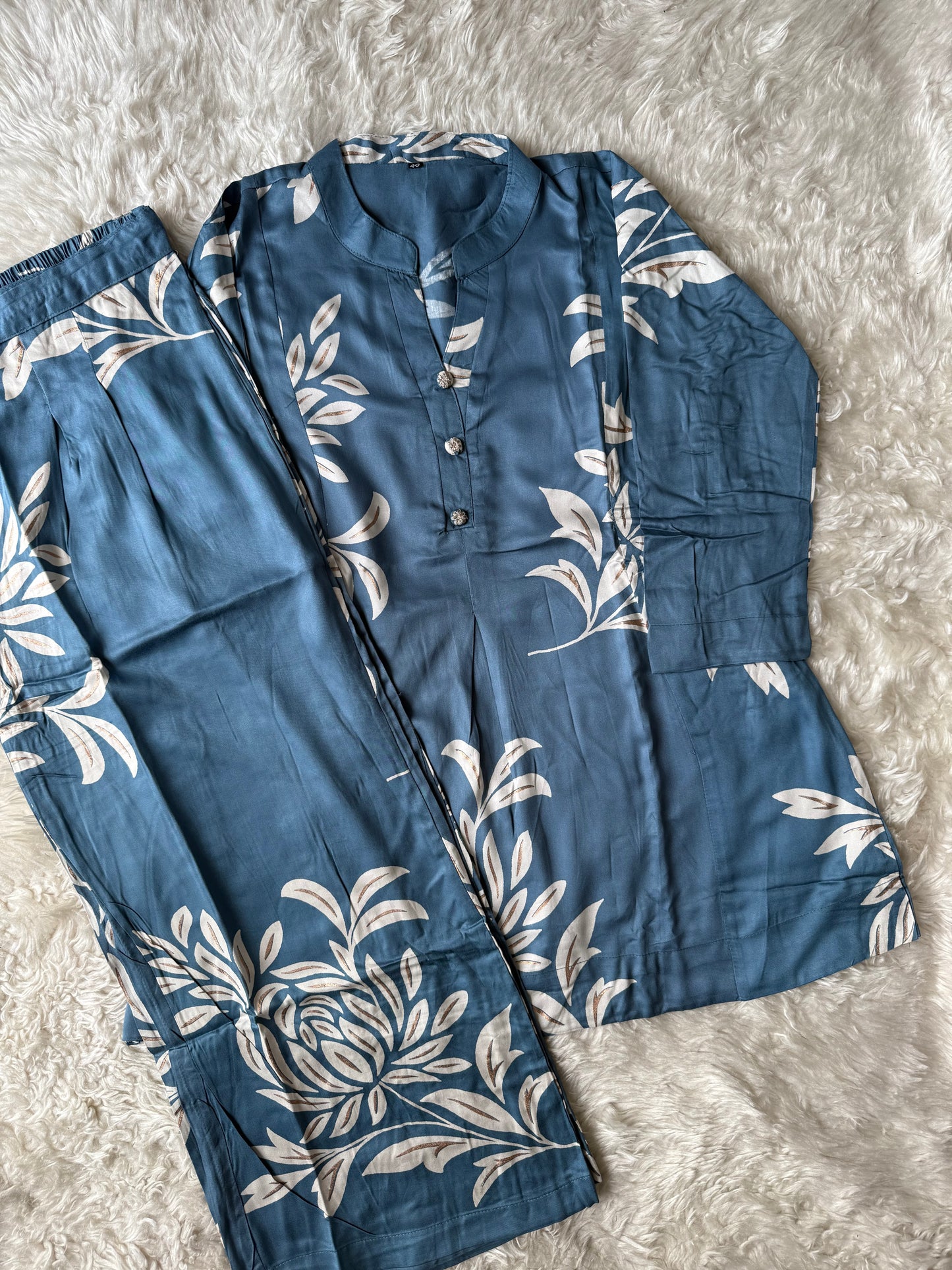 Butter Silk co-ord Set