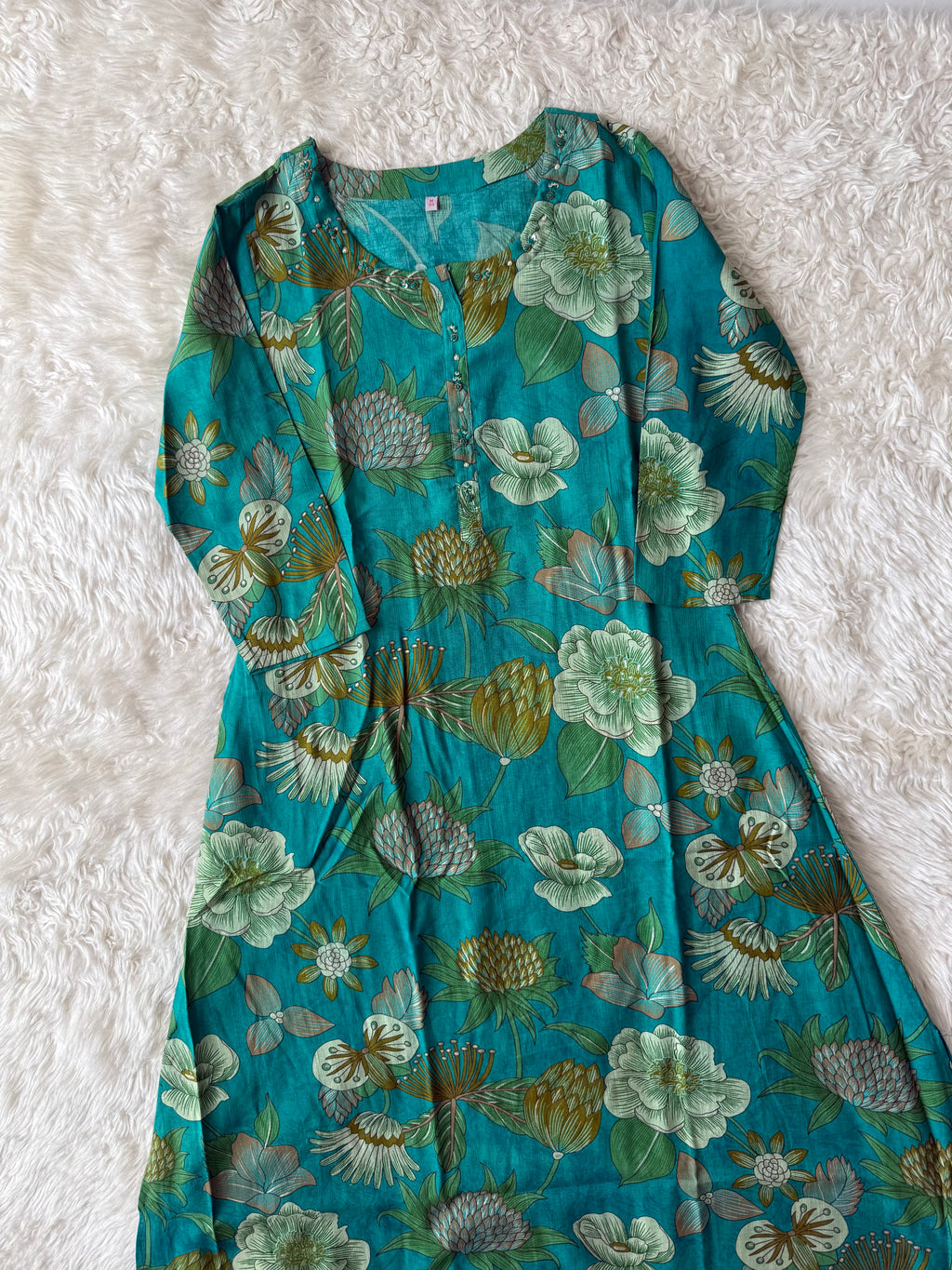 Rayon Kurti Pant Set