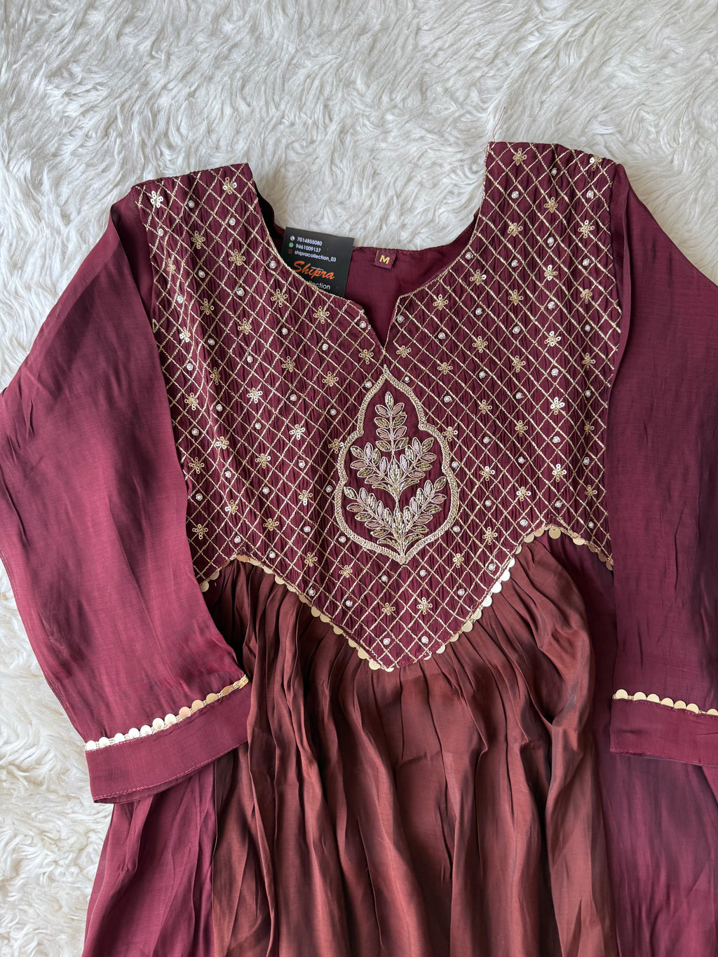 Pure Muslin Silk Kurti Pant Dupatta Set