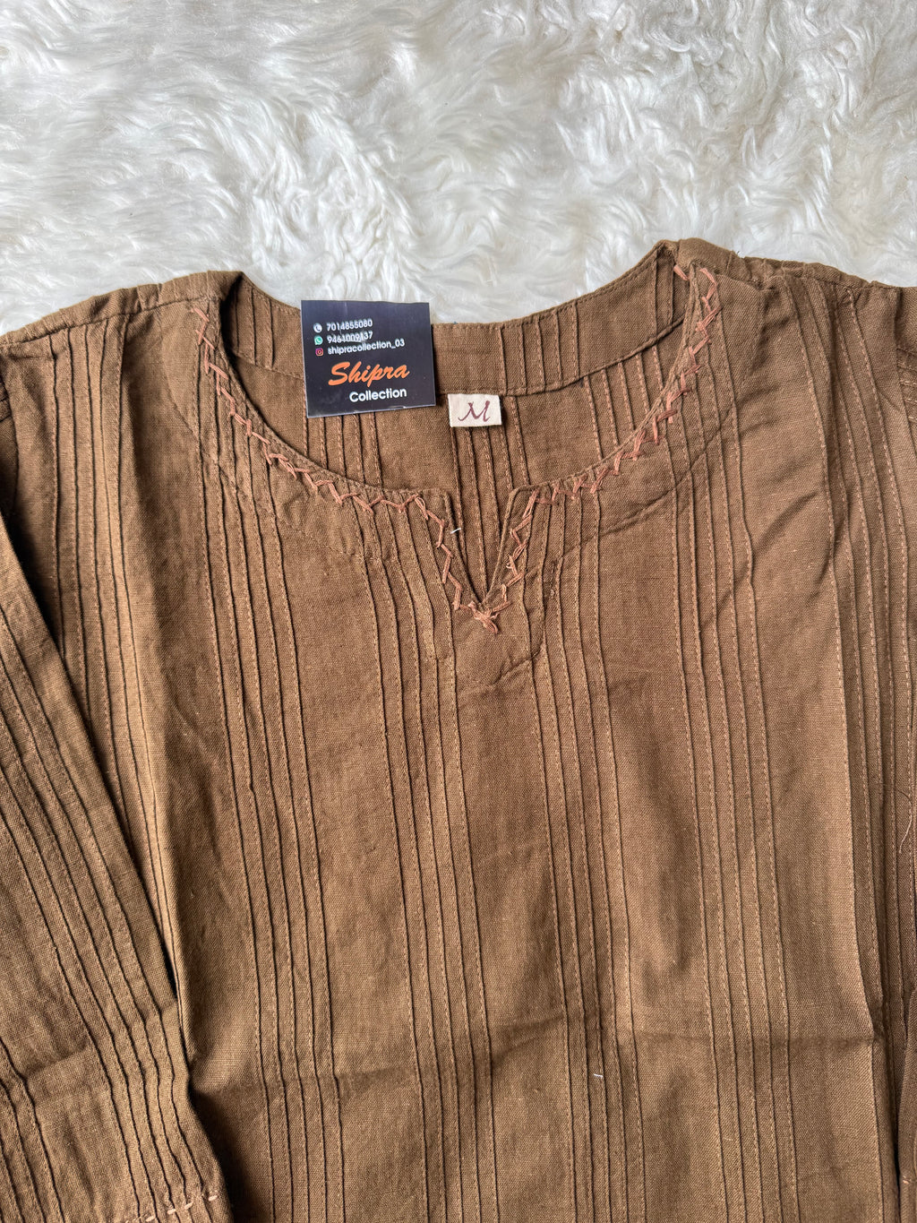 Khadi Cotton Short Kurti
