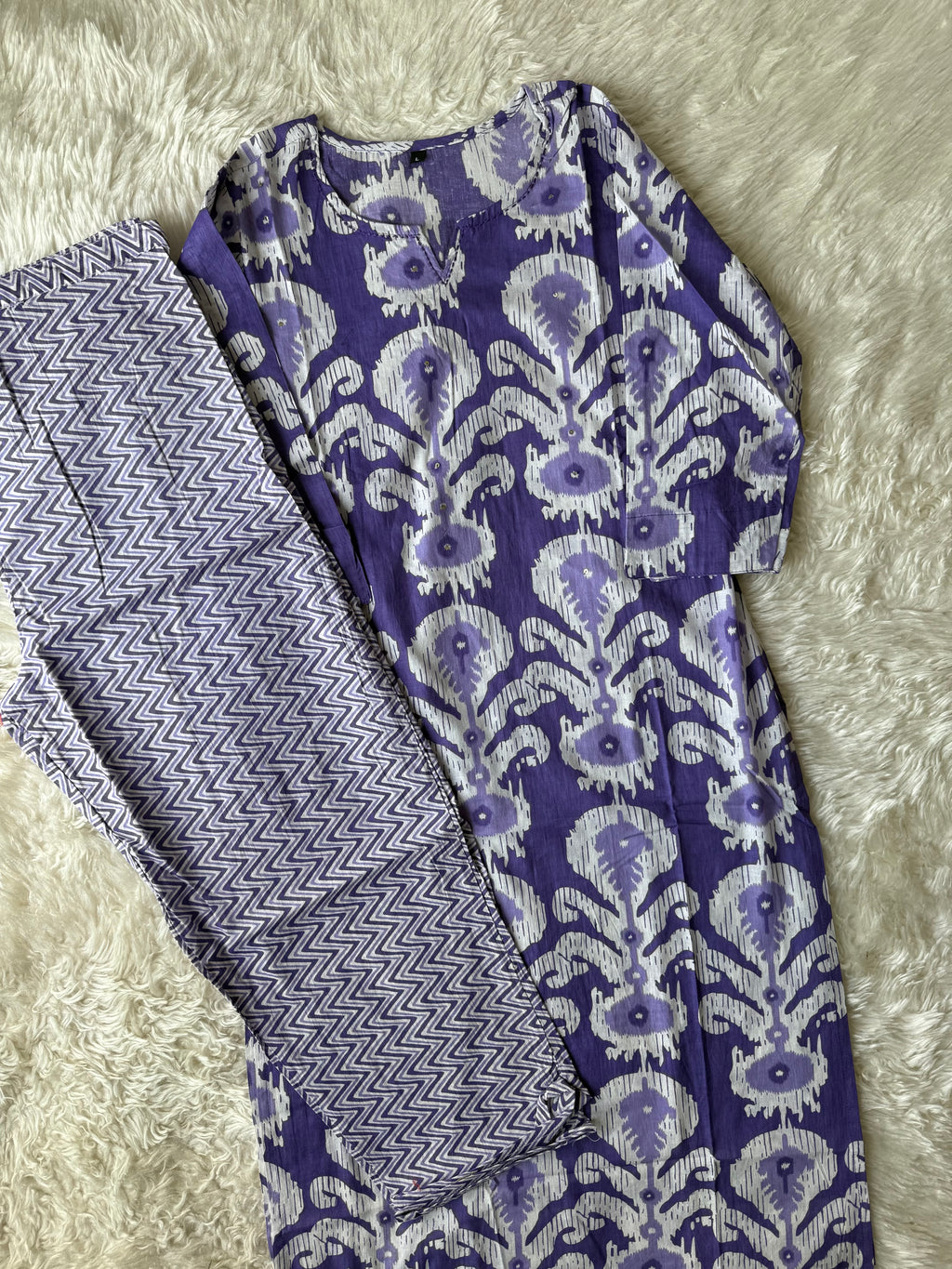 Cotton Kurti Pant Set