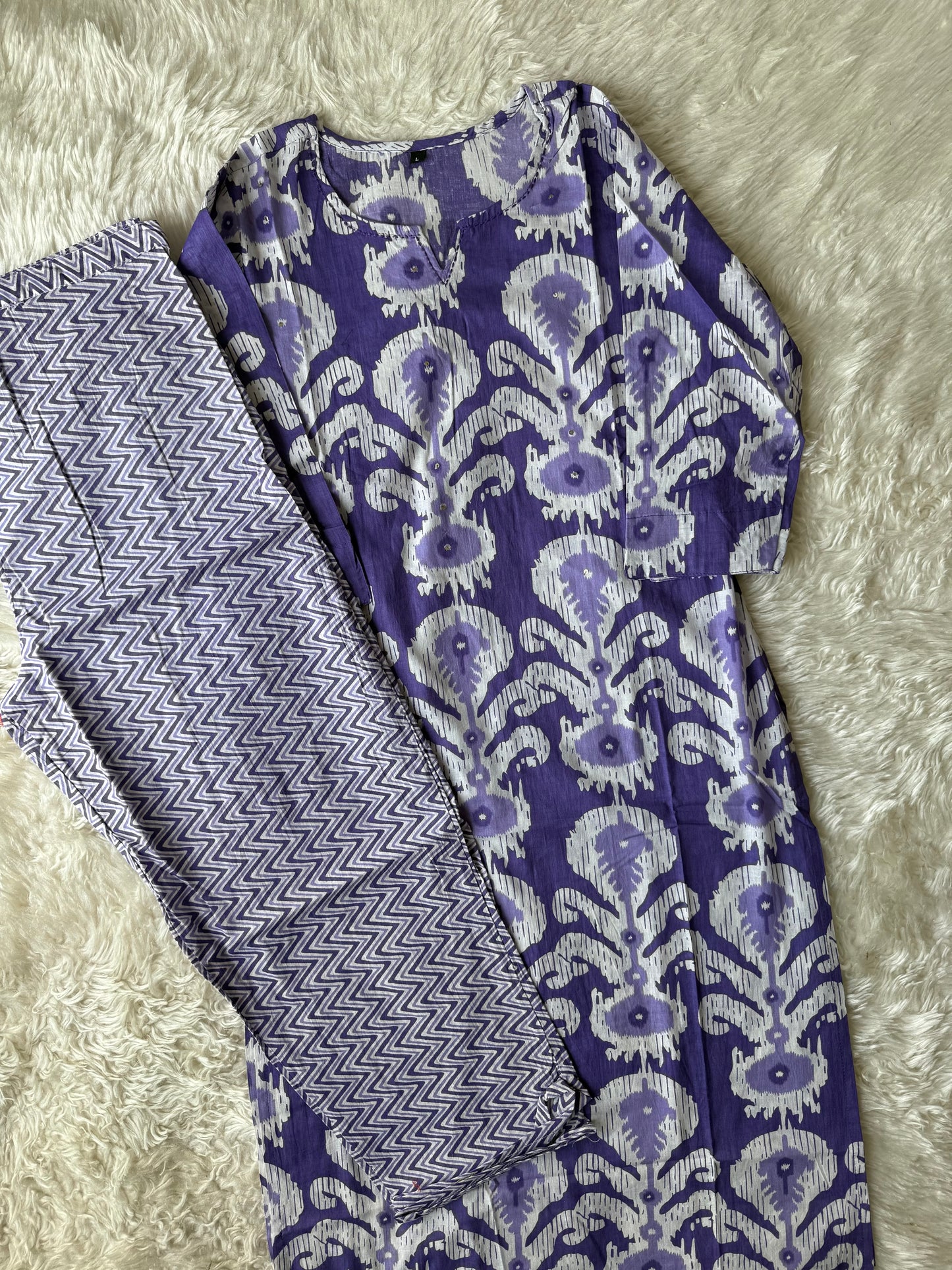 Cotton Kurti Pant Set